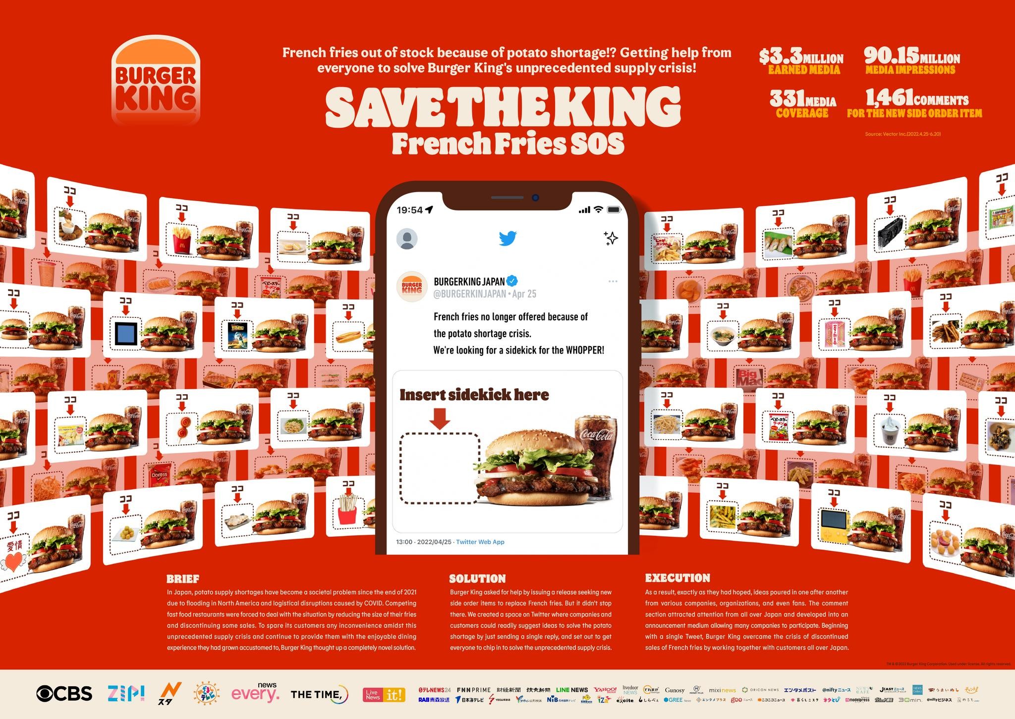 SAVE THE KING/French fries SOS