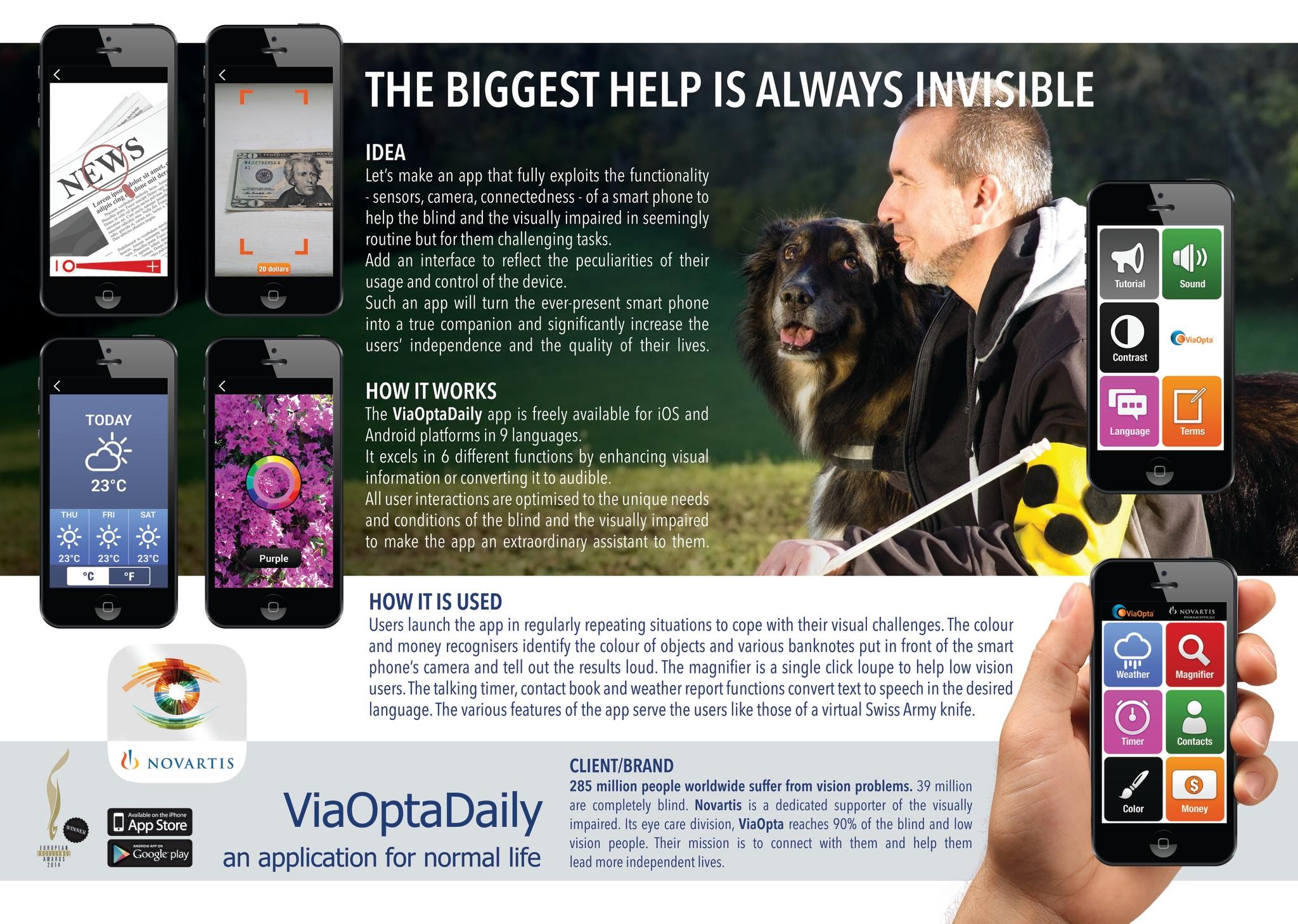 VIAOPTA DAILY SMARTPHONE APPLICATION