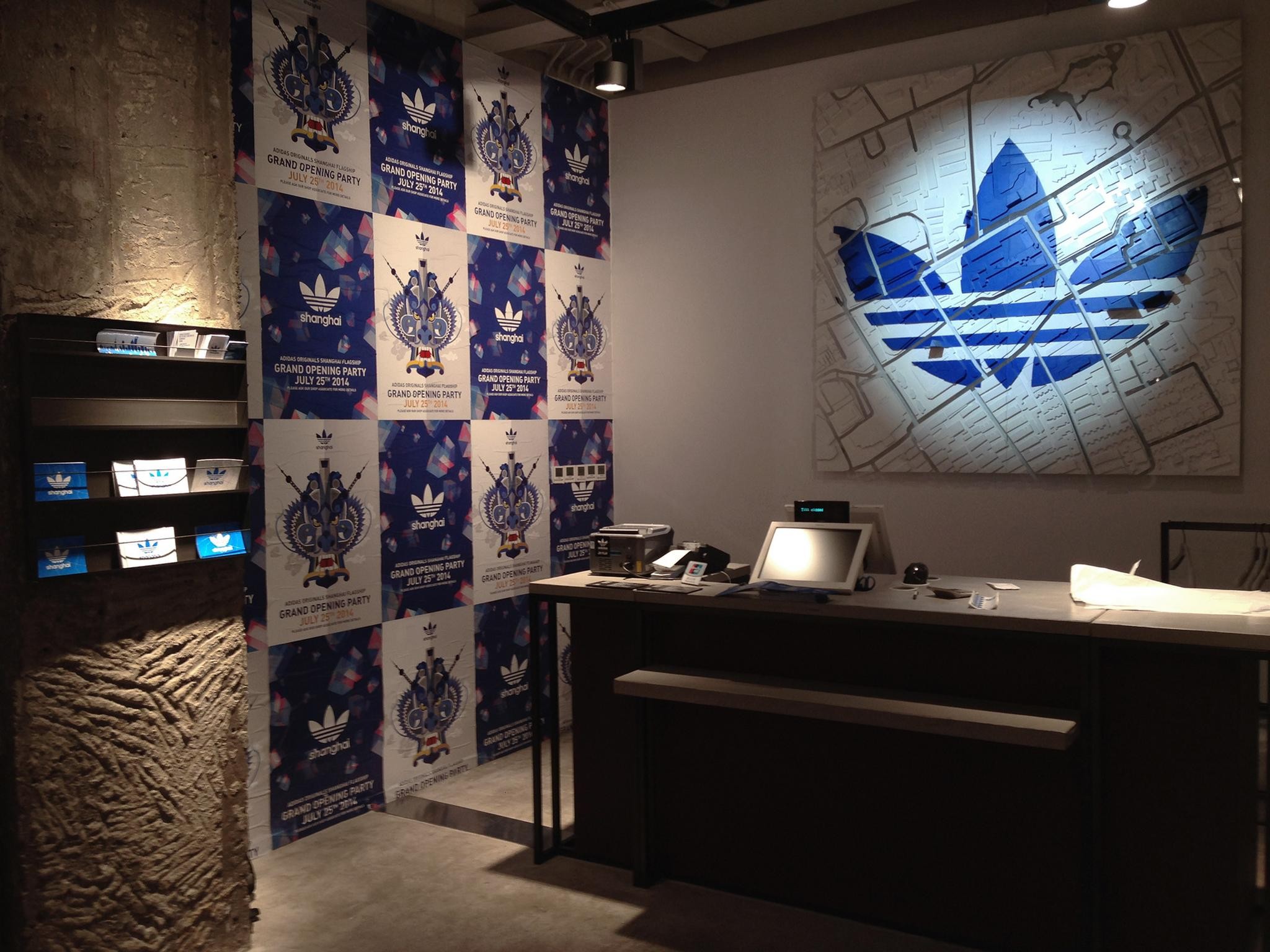 ADIDAS ORIGINALS FLAGSHIP STORE SHANGHAI Entry THE WORK