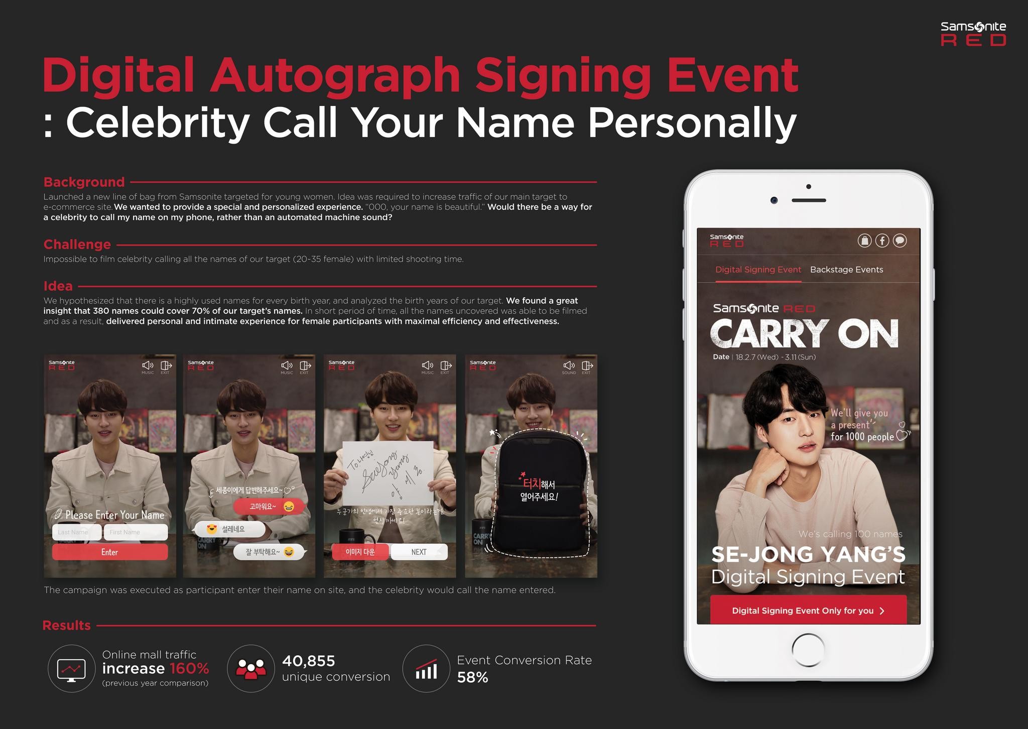 Digital Autograph Signing Event that Calls Your Name.