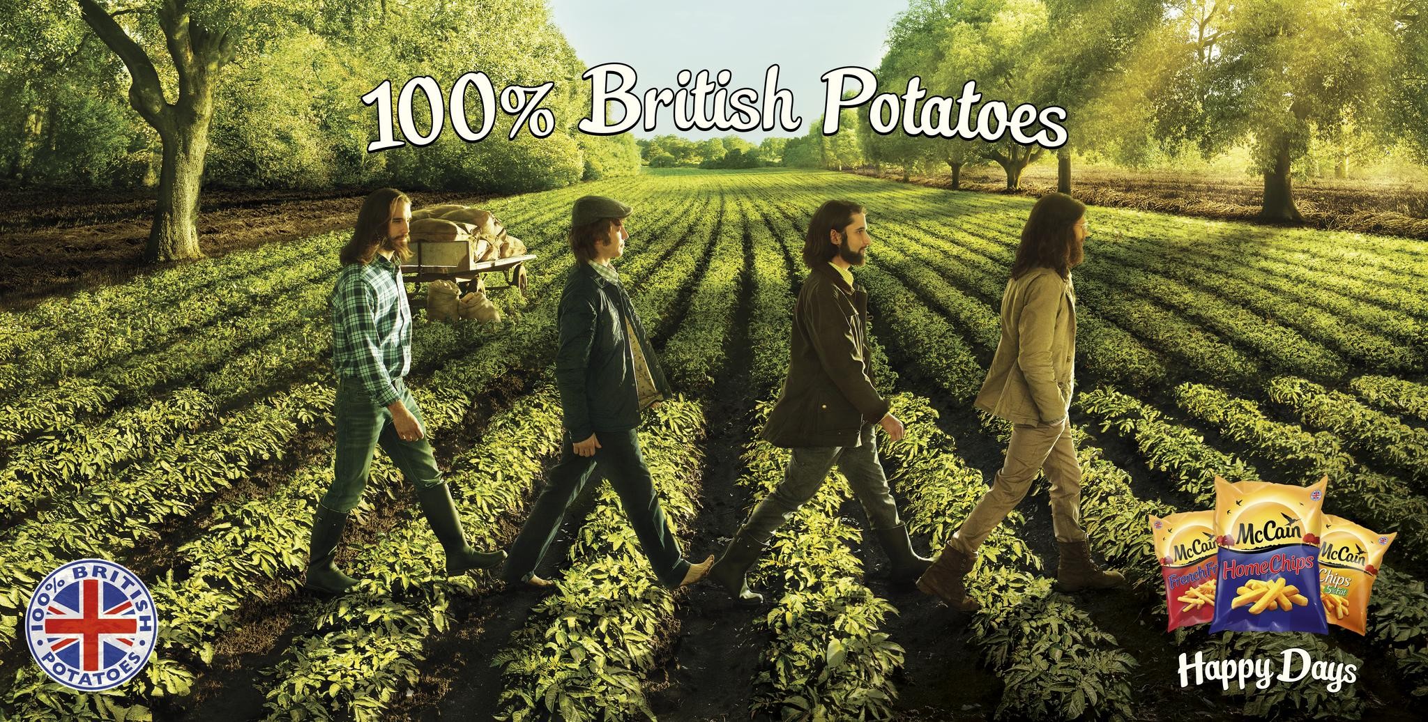 100% BRITISH POTATOES