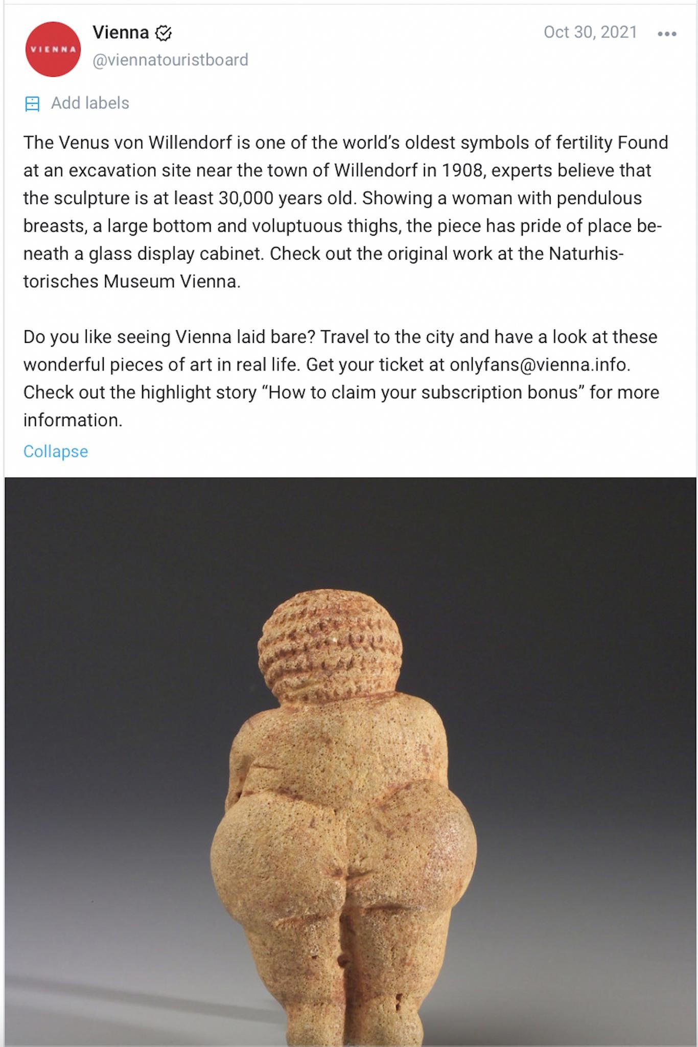 Vienna strips on OnlyFans | Campaign | THE WORK