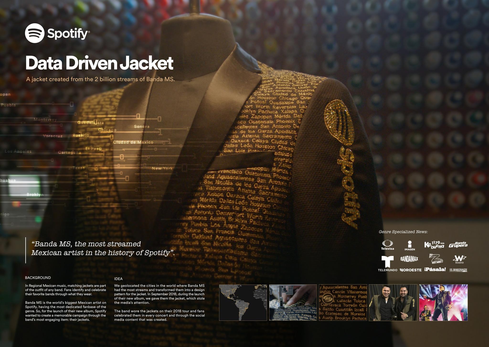 Data Driven Jacket by Spotify