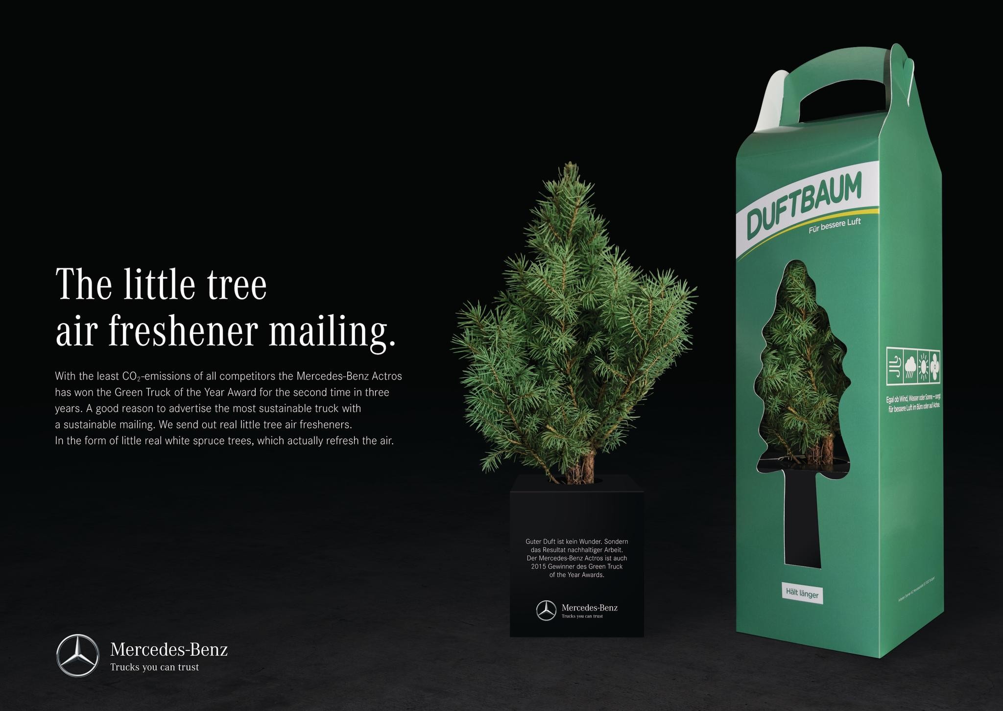 The little tree air freshener mailing.