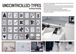 UNCONTROLLED TYPES BY PLOTTER DRAWING
