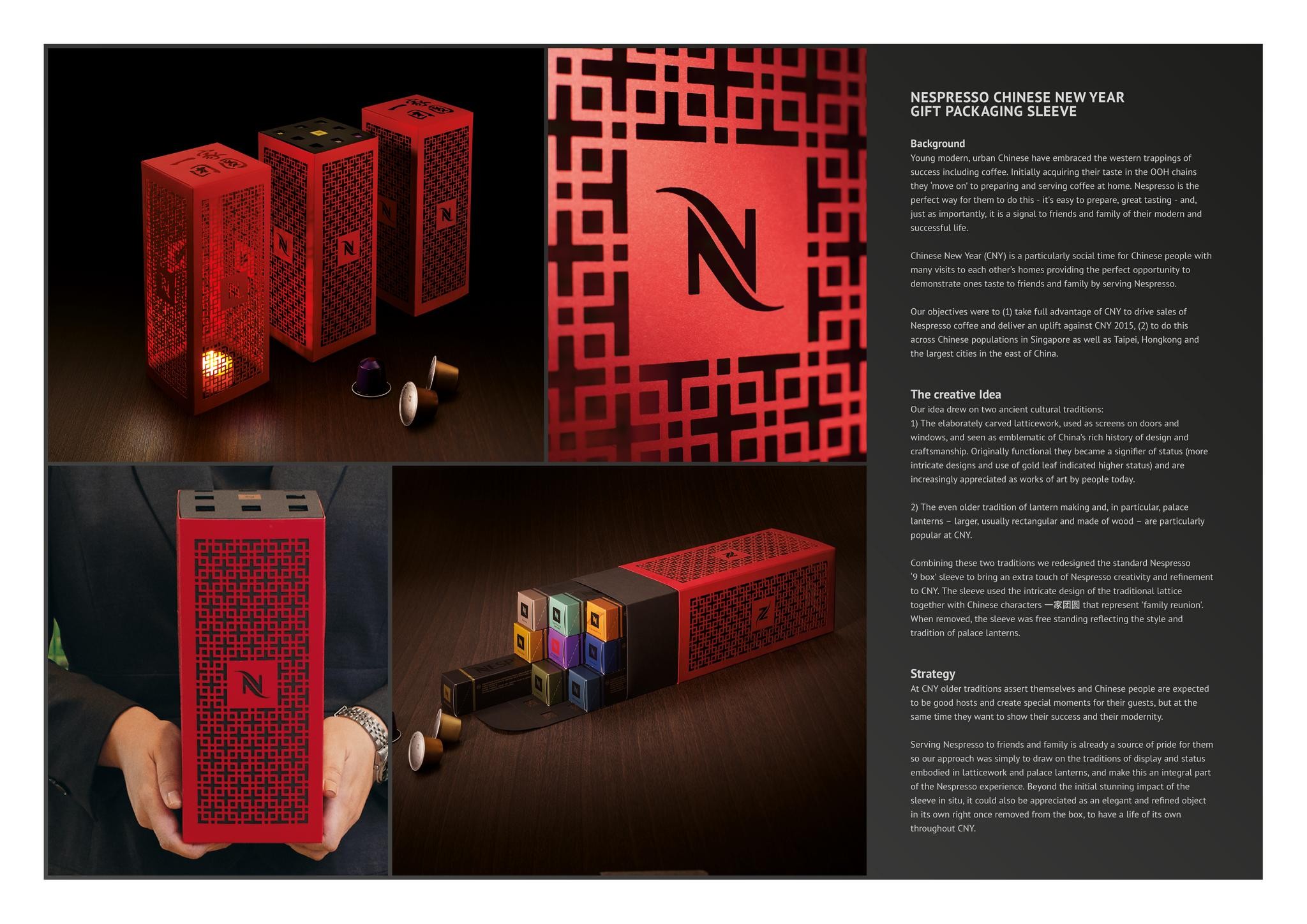 Nespresso Chinese New Year Gift Packaging Sleeve