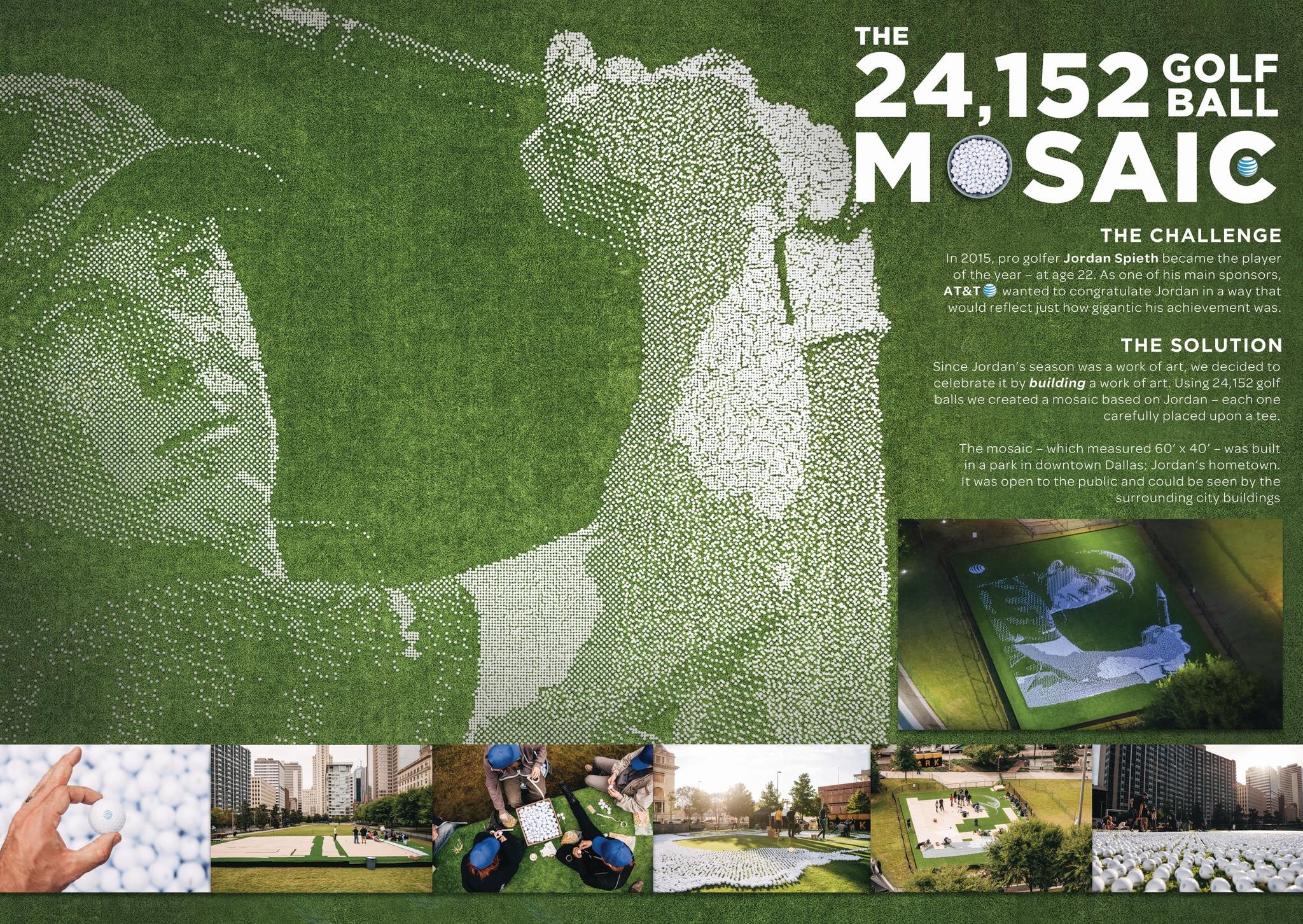 The 24,152 Golf Ball Mosaic