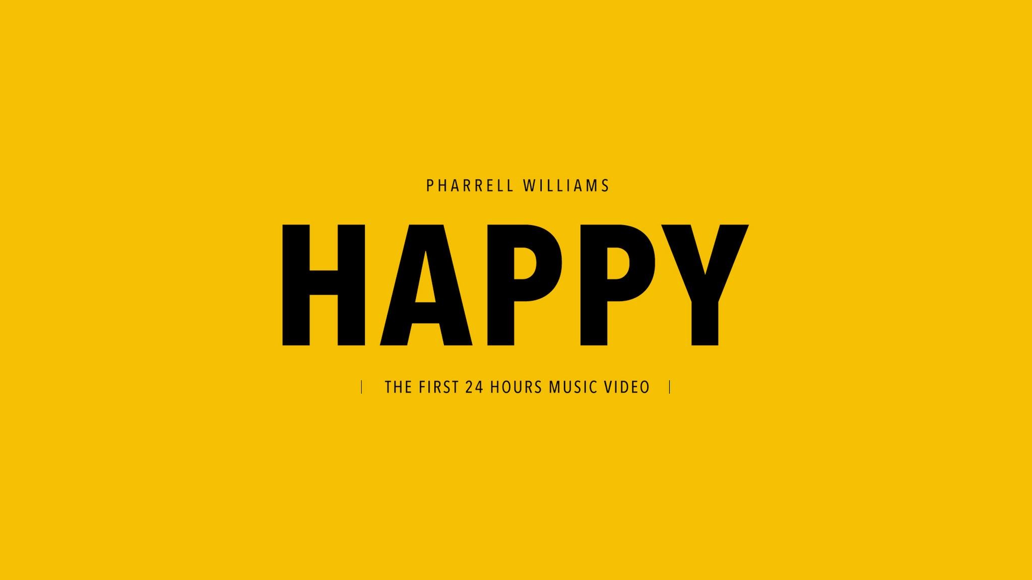 PHARRELL WILLIAMS - 24 HOURS OF HAPPY
