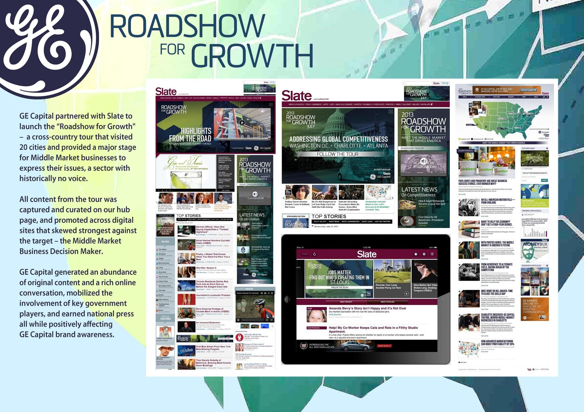 ROADSHOW FOR GROWTH