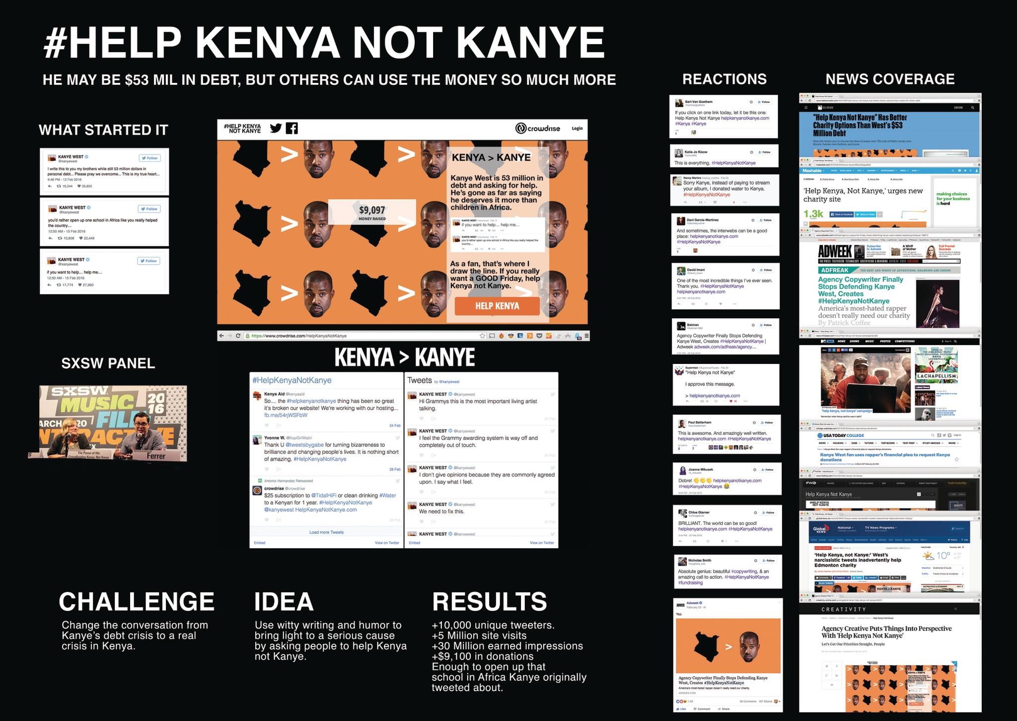 Help Kenya not Kanye