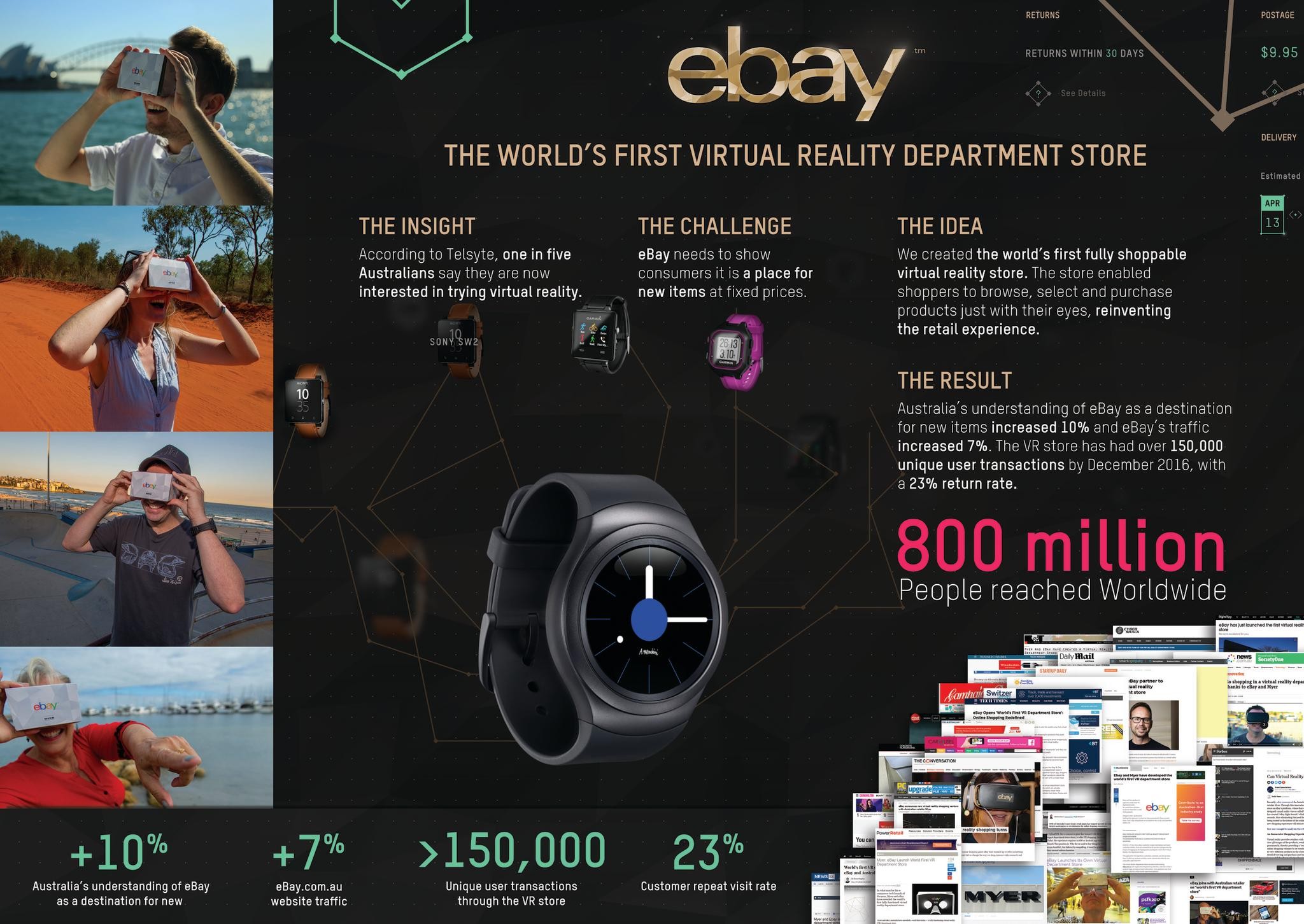 eBay Virtual Reality Department Store
