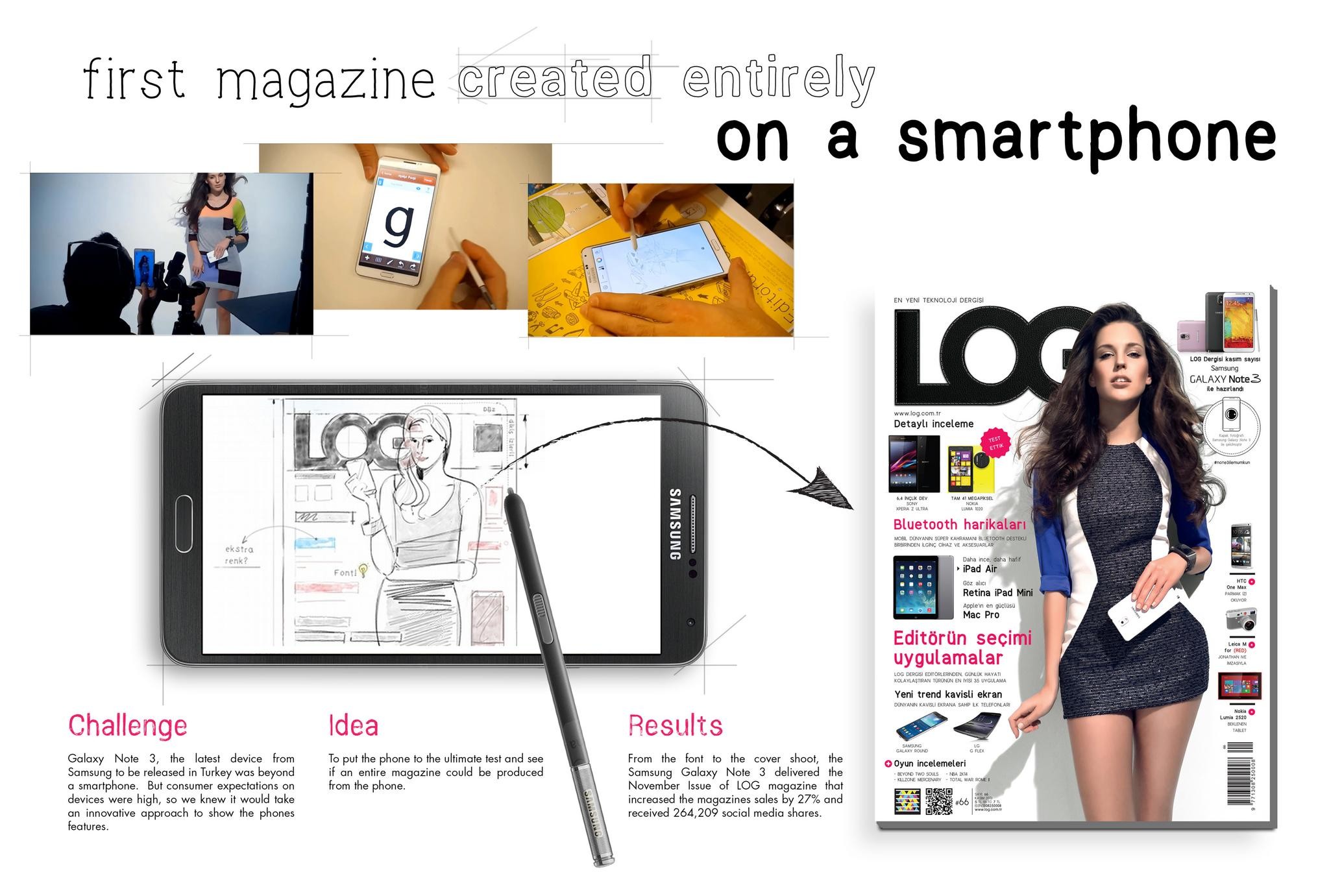 FIRST MAGAZINE CREATED ENTIRELY ON A SMARTPHONE