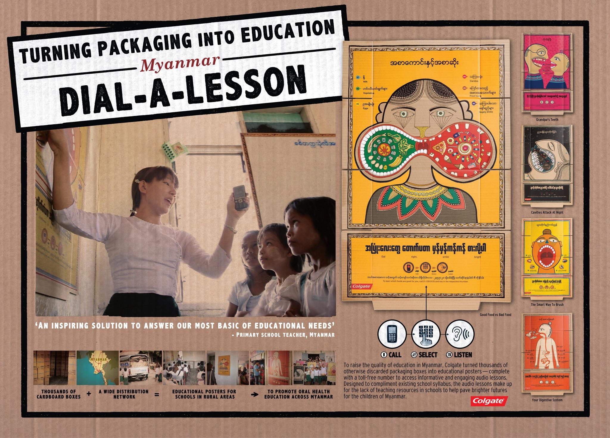 TURNING PACKAGING INTO EDUCATION