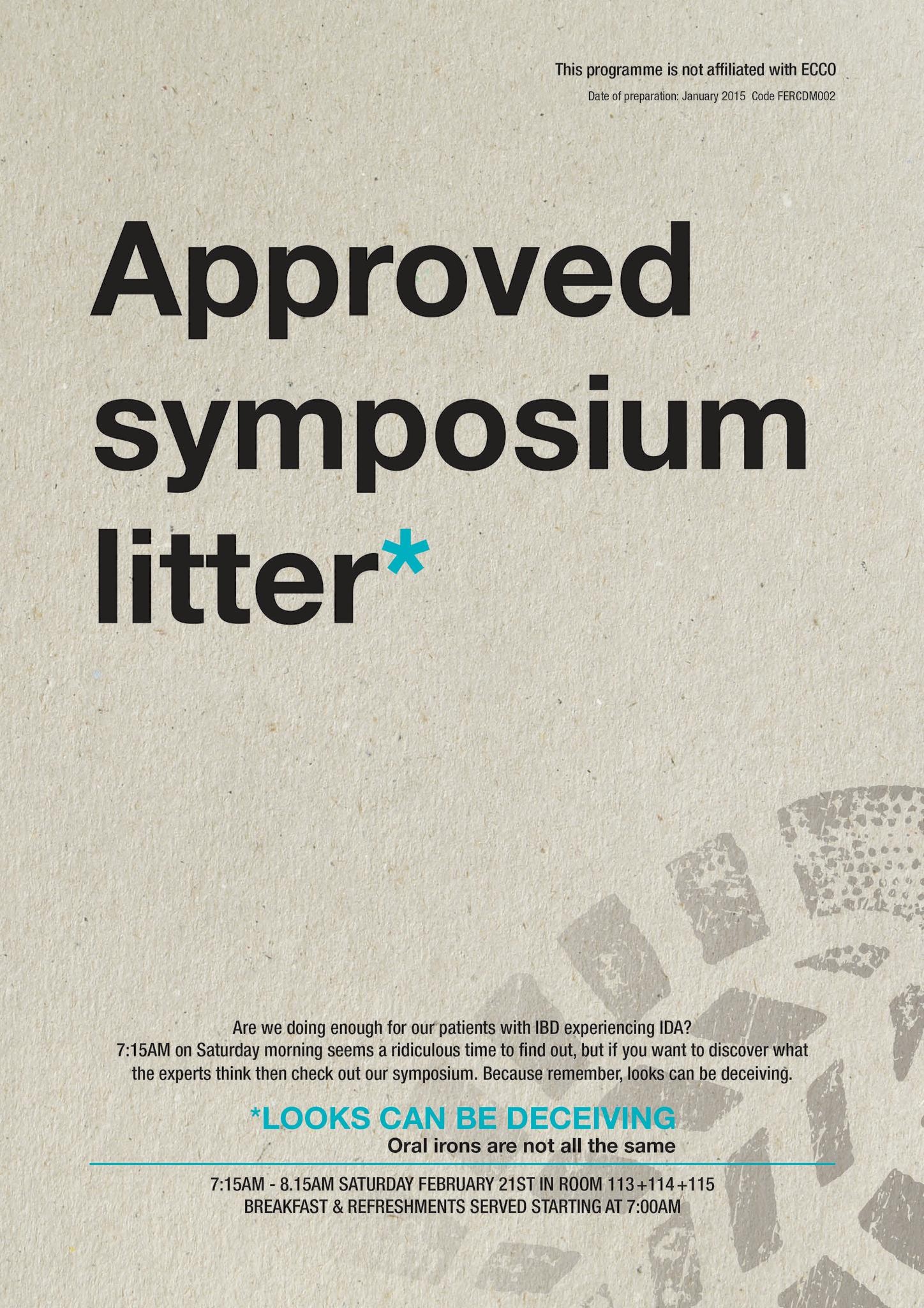 LOOKS CAN BE DECEIVING/APPROVED SYMPOSIUM LITTER