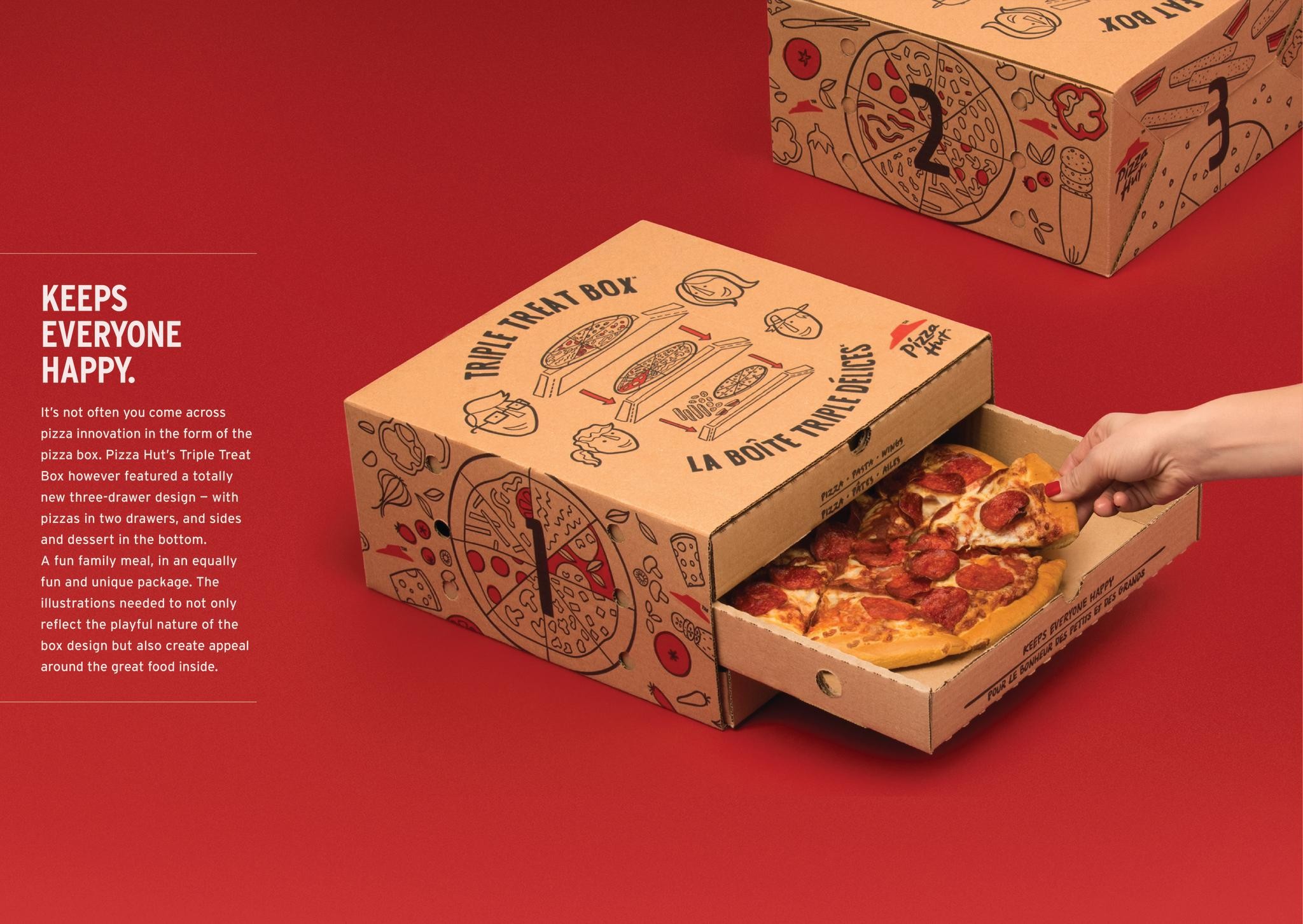 Pizza Hut Triple Treat Box