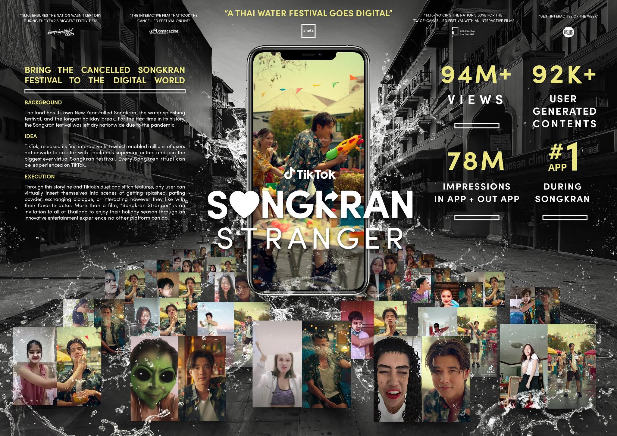 Songkran Stranger - TikTok Interactive Film