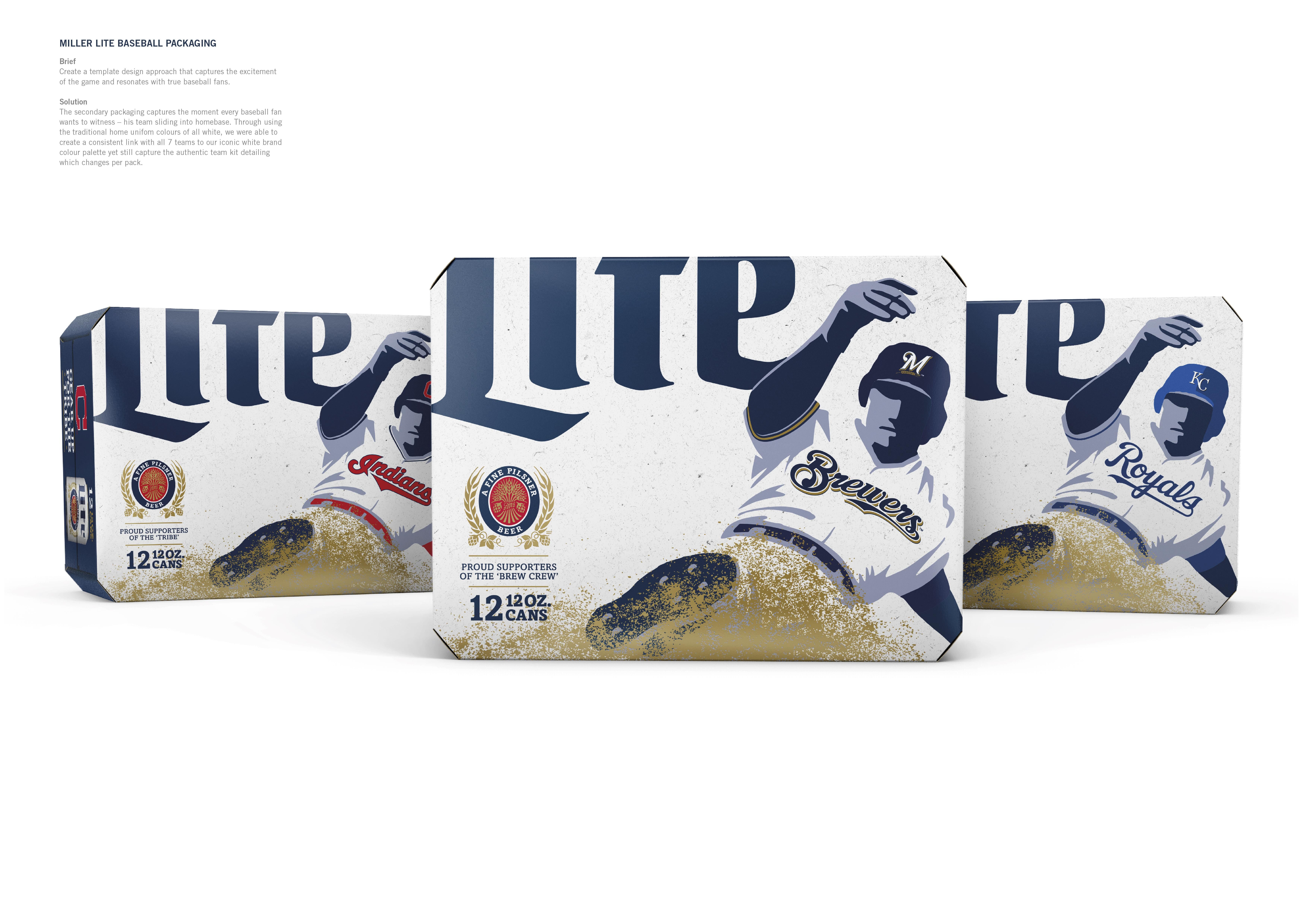 Miller Lite Baseball Packaging