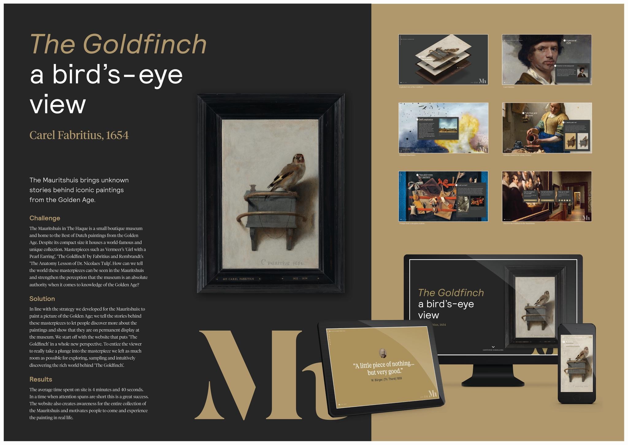 THE GOLDFINCH A BIRDS - EYE VIEW