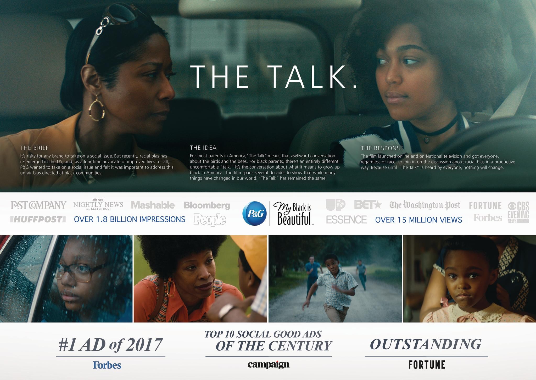 P&G + MBIB “THE TALK” – Creating a National Movement to End “The Talk” and Racial Bias