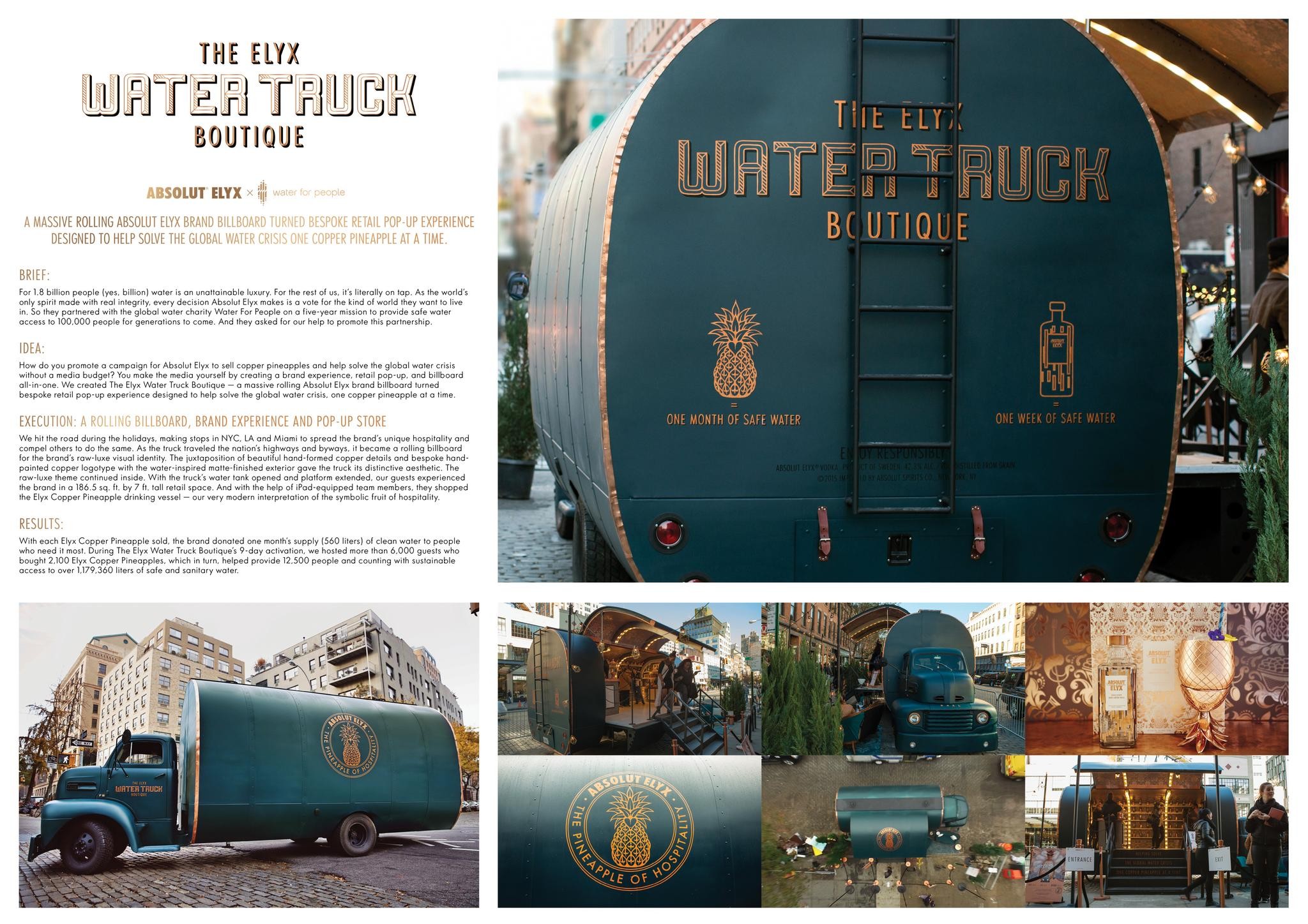 The Elyx Water Truck Boutique