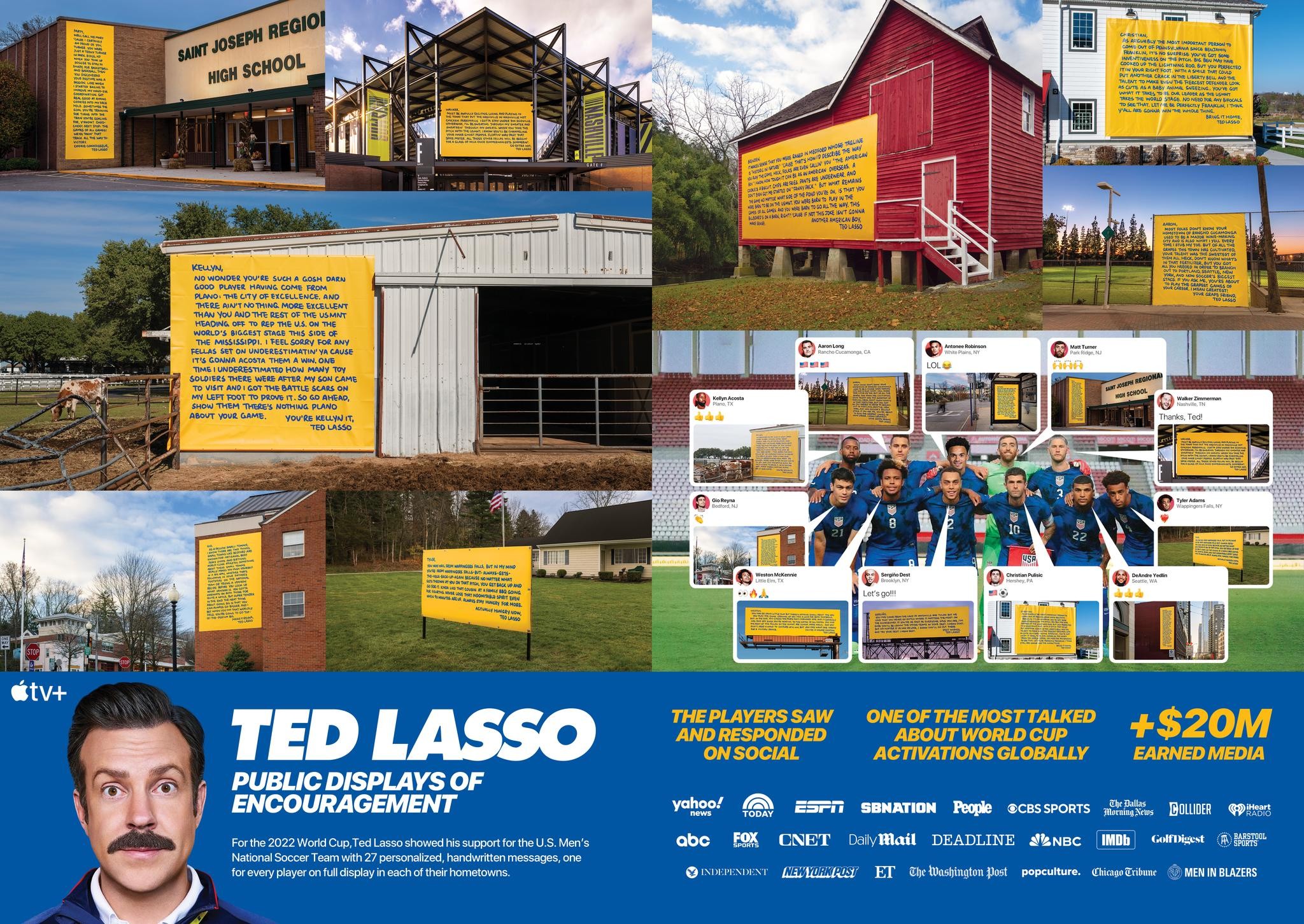 Ted Lasso Public Displays of Encouragement