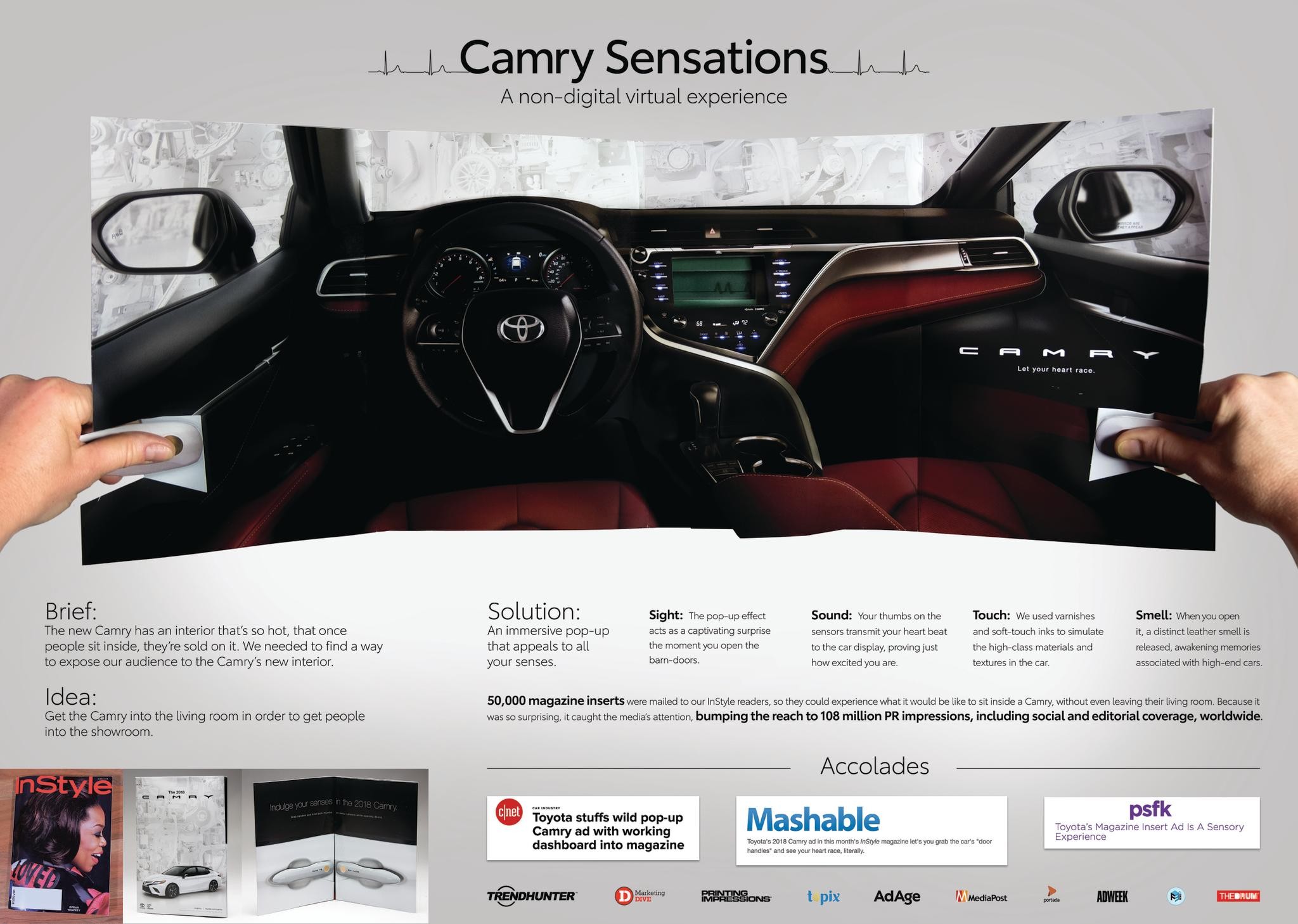Camry Sensations: A Non-Digital Virtual Experience