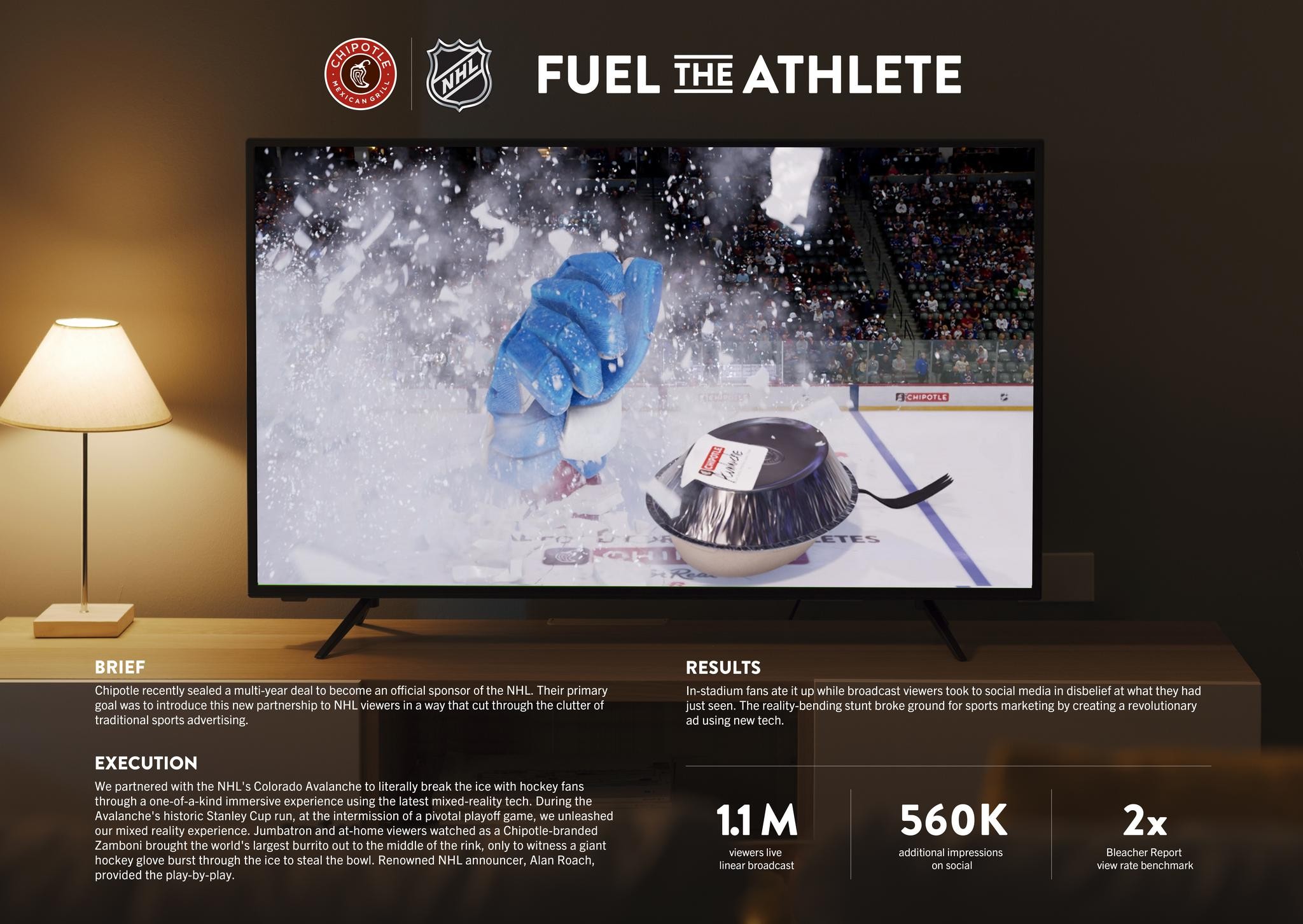 Chipotle x NHL: Fuel the Athlete