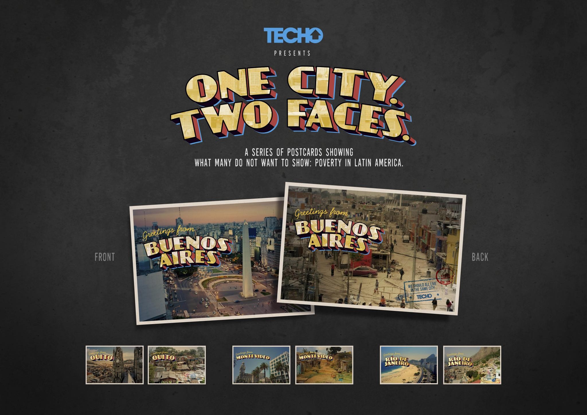 One city, two faces