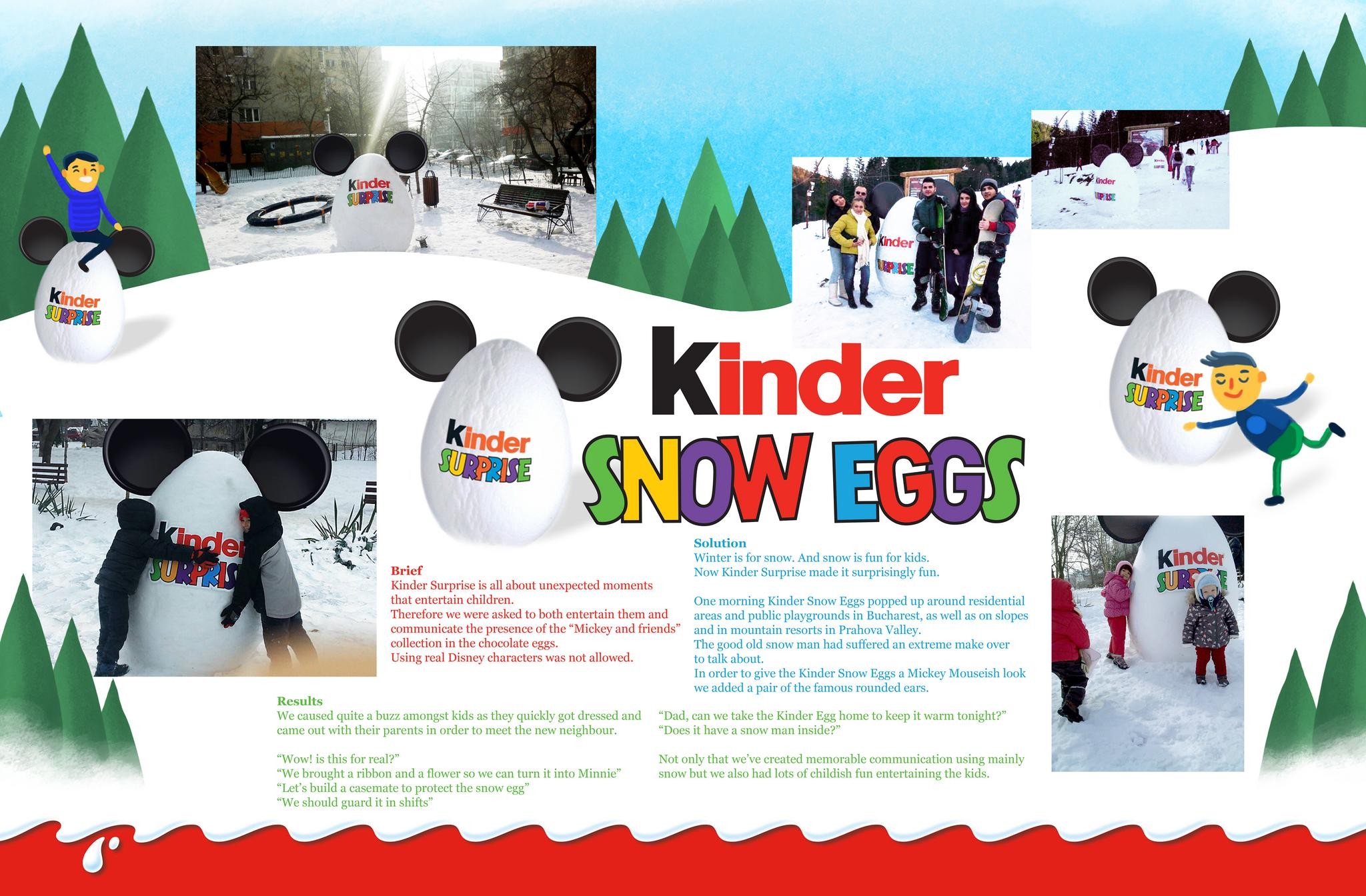 KINDER SNOW EGGS