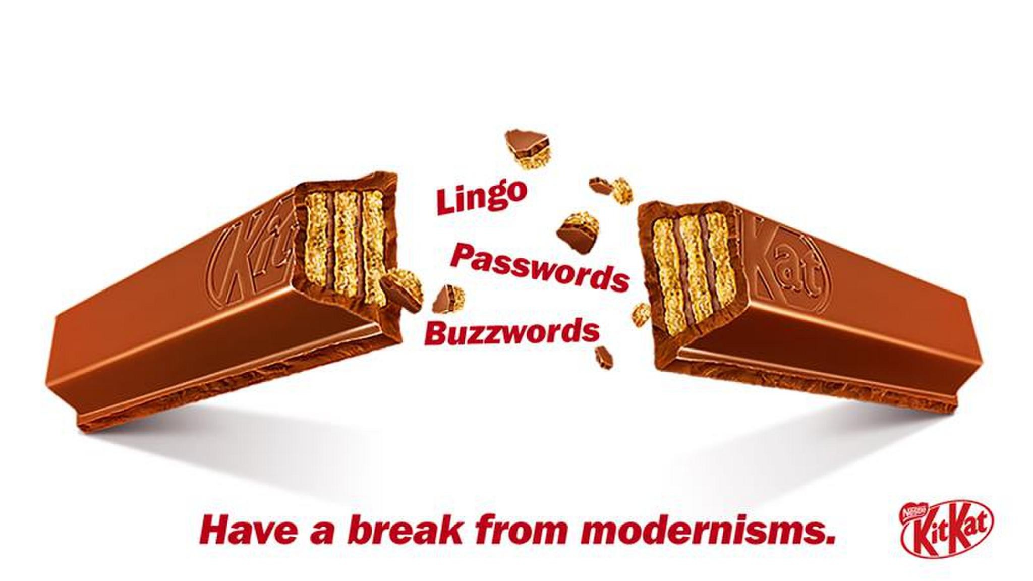 Have a break from modernisms