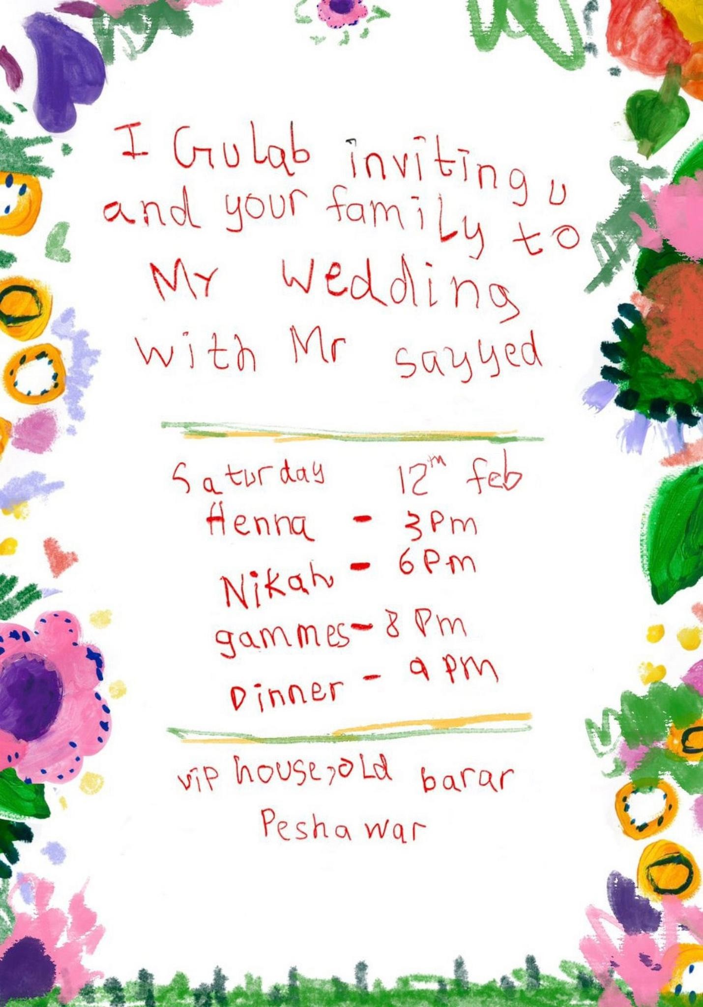 Child Wedding Cards