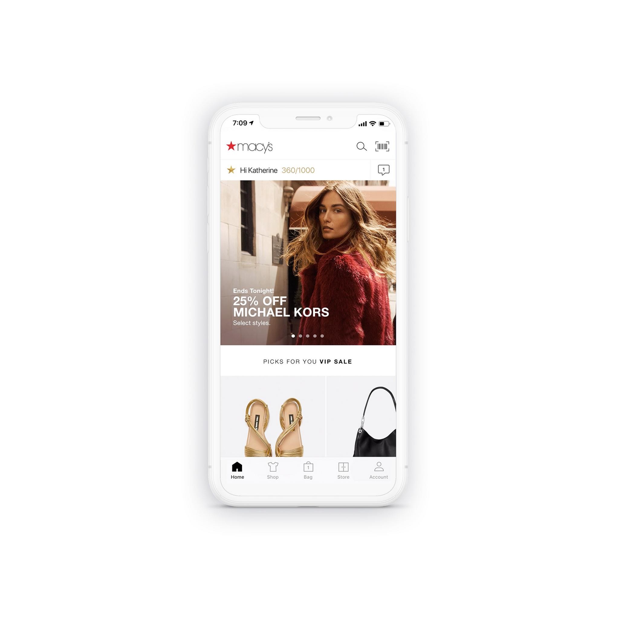 Macy's App - Redesign, Augmented Reality, Style Quiz & Style Inspo