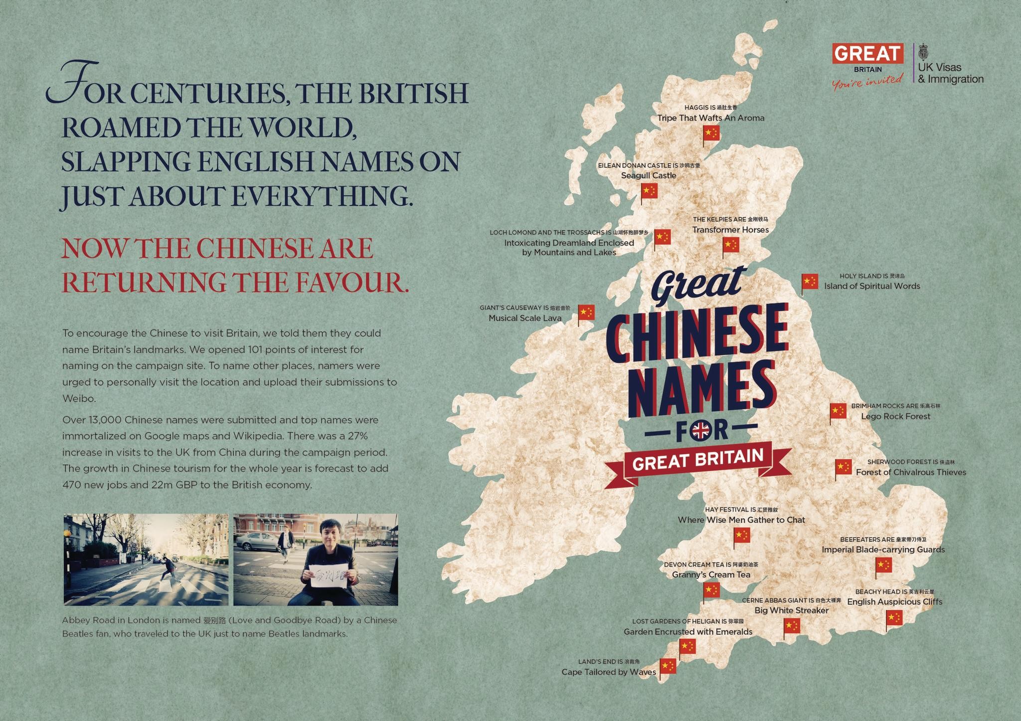 GREAT CHINESE NAMES FOR GREAT BRITAIN