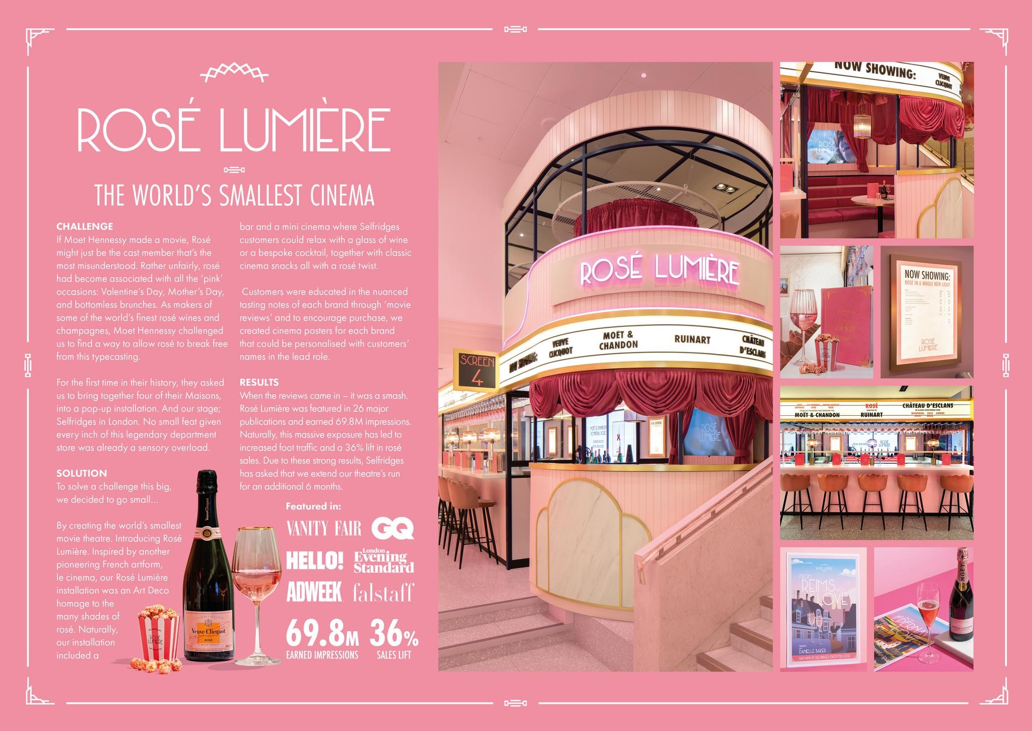 ROSÉ LUMIÈRE - THE WORLD'S SMALLEST CINEMA
