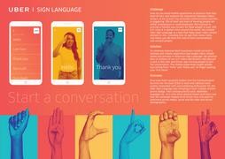 UBER SIGN LANGUAGE
