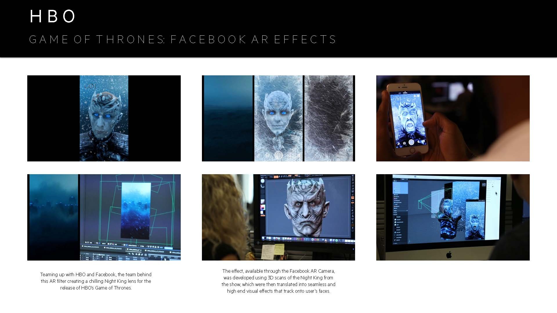 Game of Thrones: Facebook AR Effects