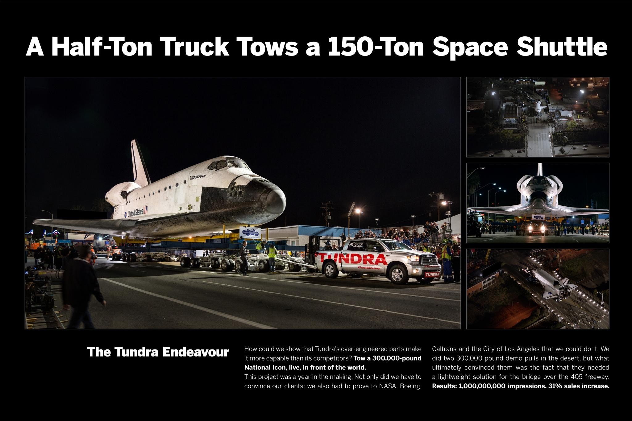 TUNDRA SPACE SHUTTLE ENDEAVOUR CAMPAIGN
