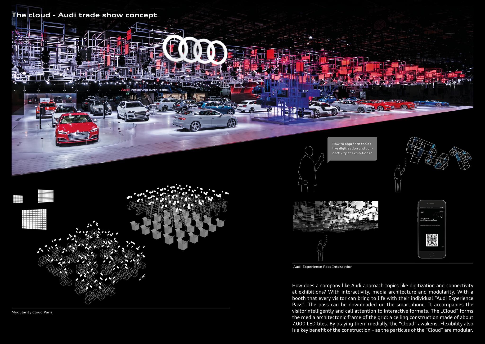 The cloud - Audi trade show concept