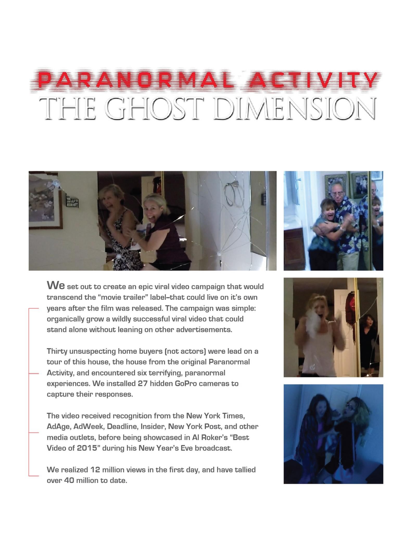 Paranormal Activity: The Ghost Dimension Haunted Open House