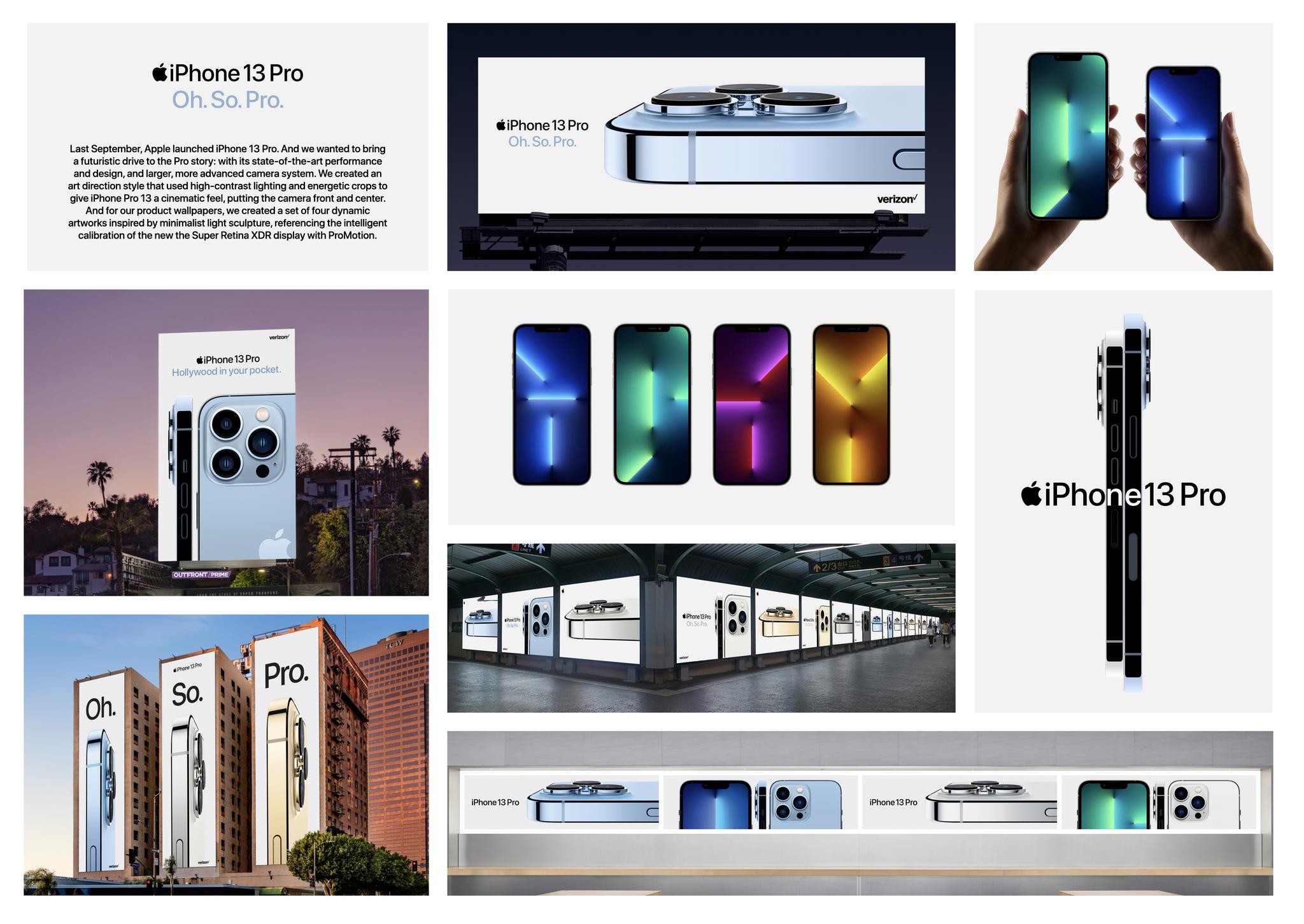 IPHONE 13 PRO ART DIRECTION & WALLPAPERS | Entry | THE WORK