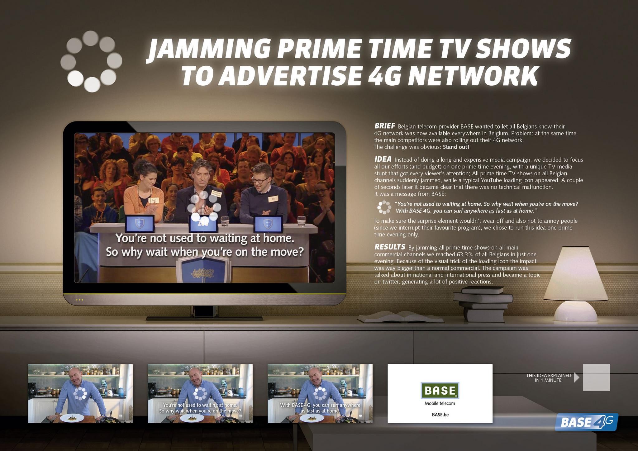 PRIME TIME LOADING | Campaign | THE WORK