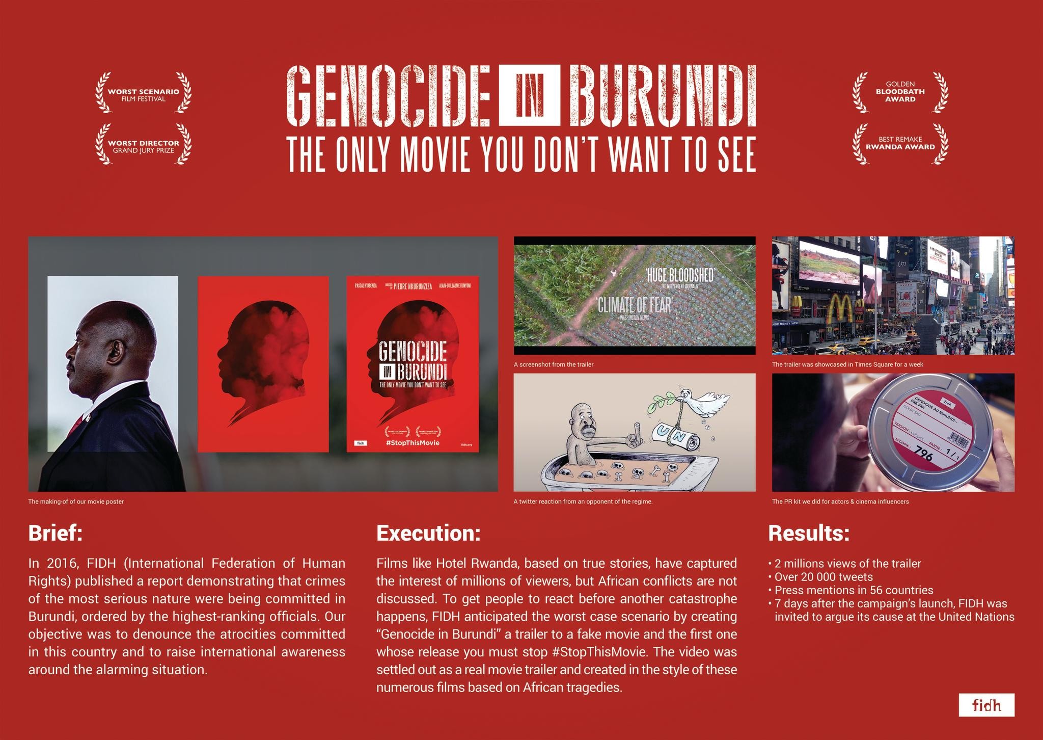 #StopThisMovie - Genocide in Burundi