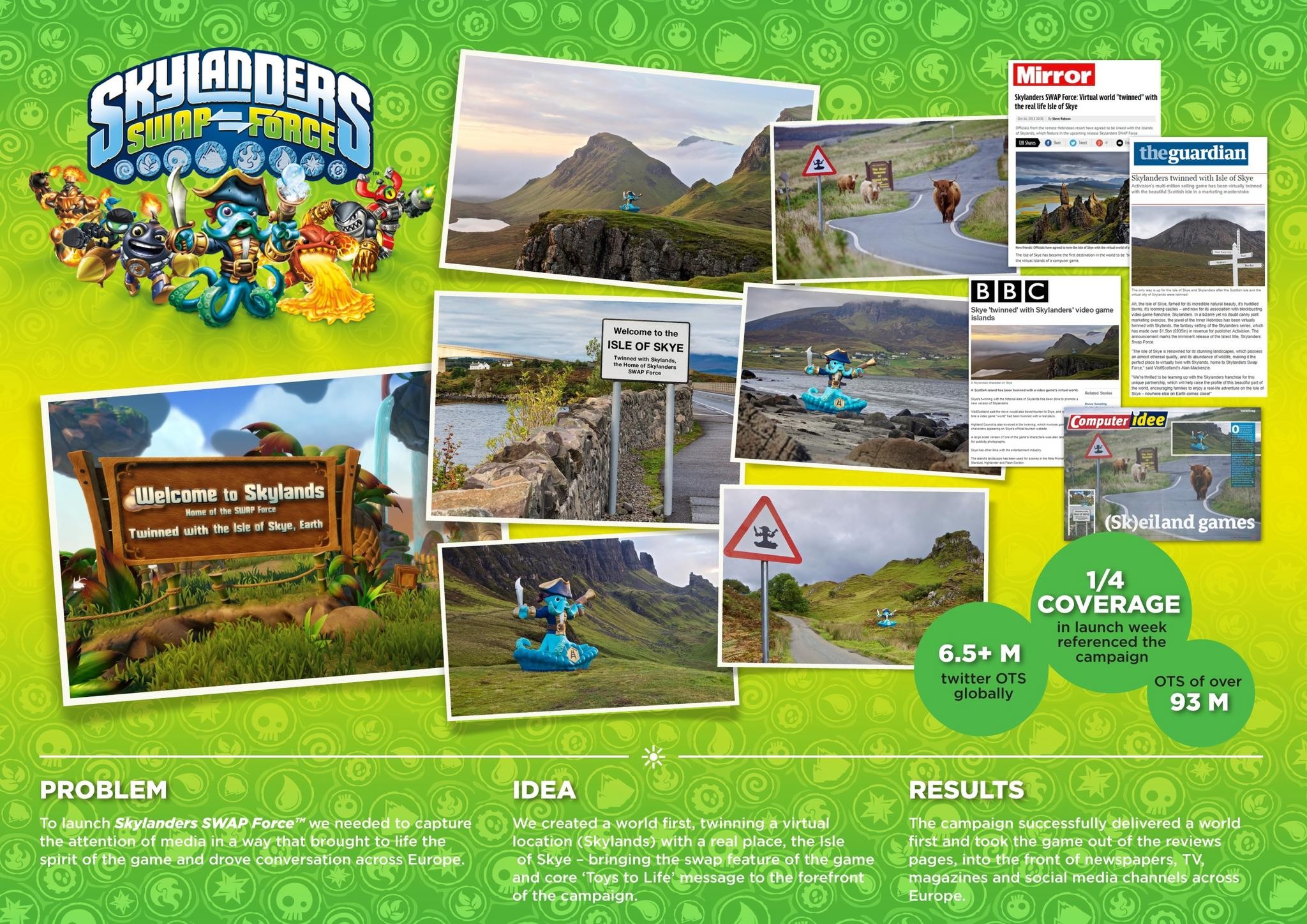 LAUNCHING SKYLANDERS SWAP FORCE: ISLE OF SKYE VIRTUAL TWINNING | Campaign
