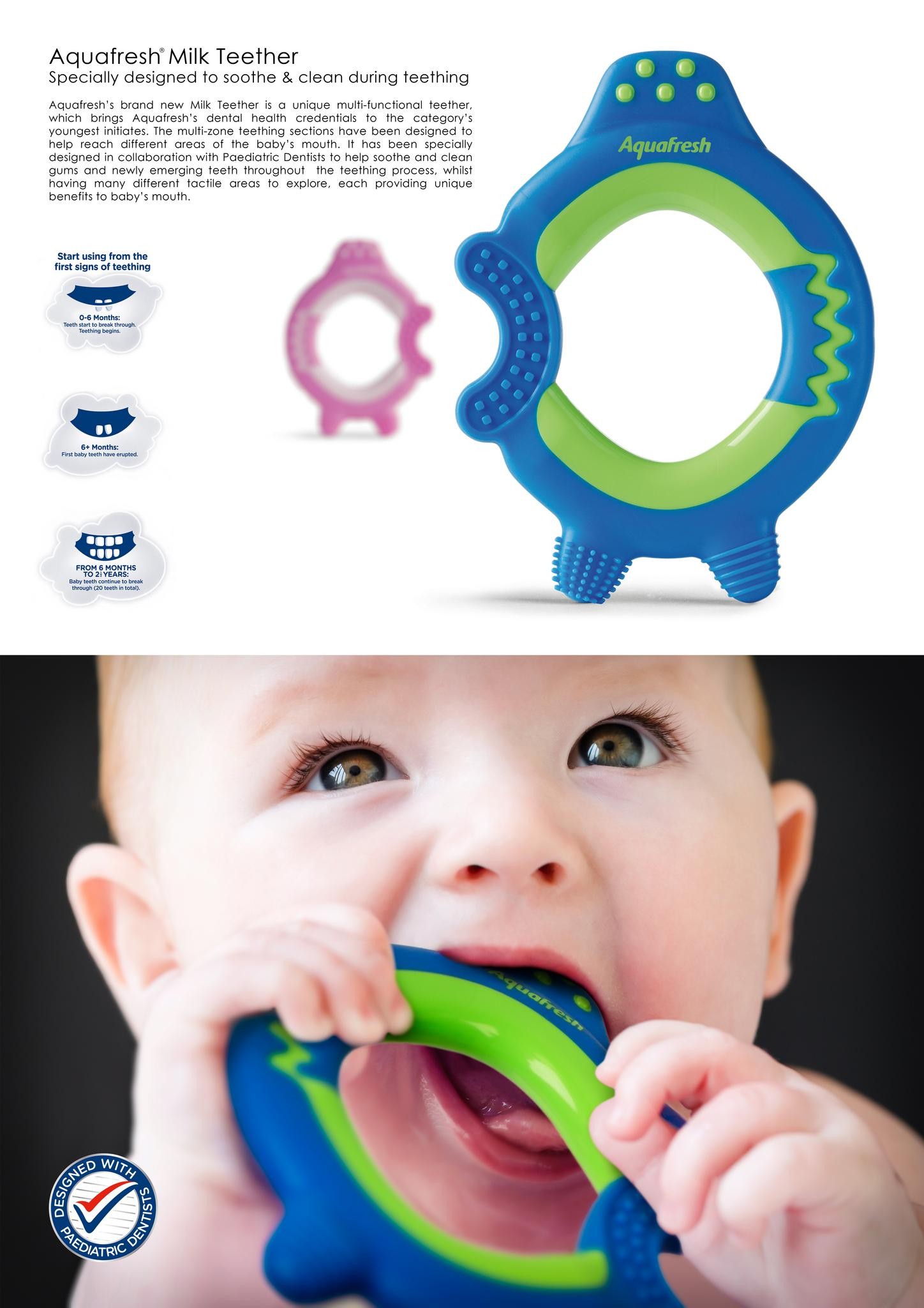 AQUAFRESH MILK TEETHER