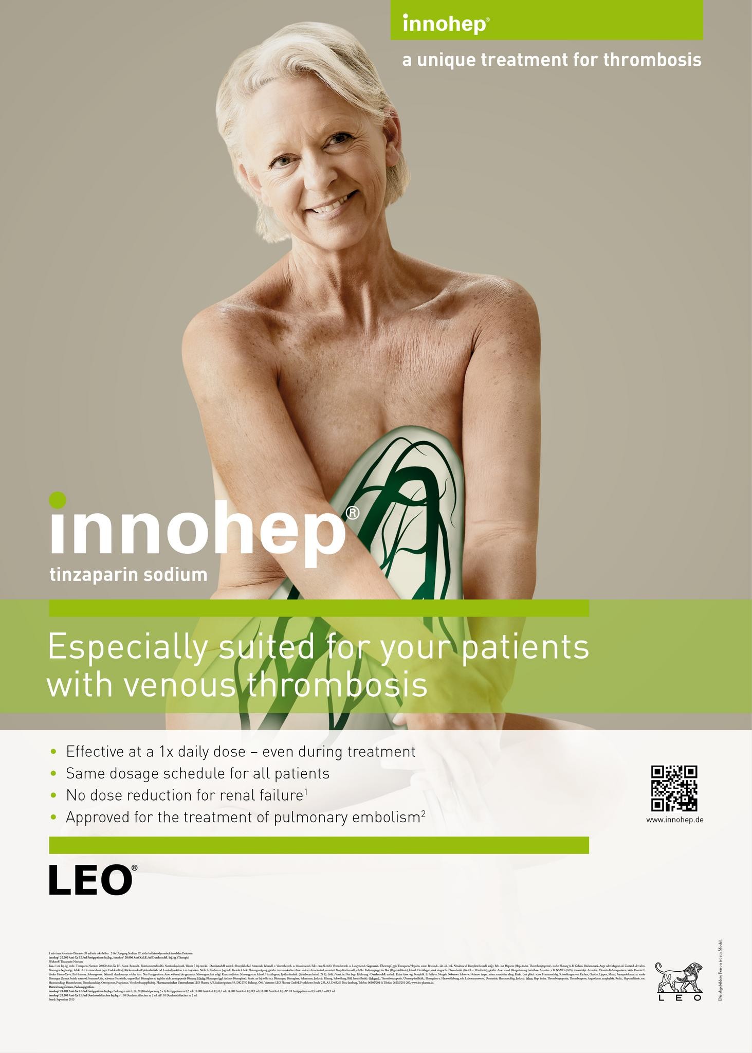 LEO PHARMA INNOHEP® - PRESS ADVERTISEMENT CAMPAIGN