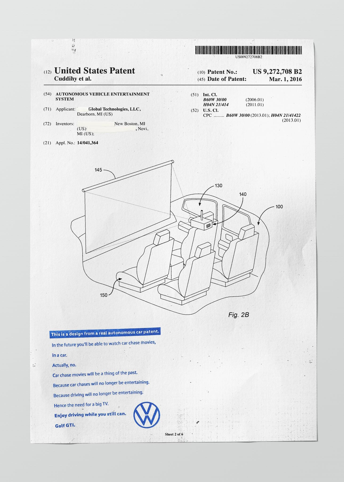 Volkswagen - Patents