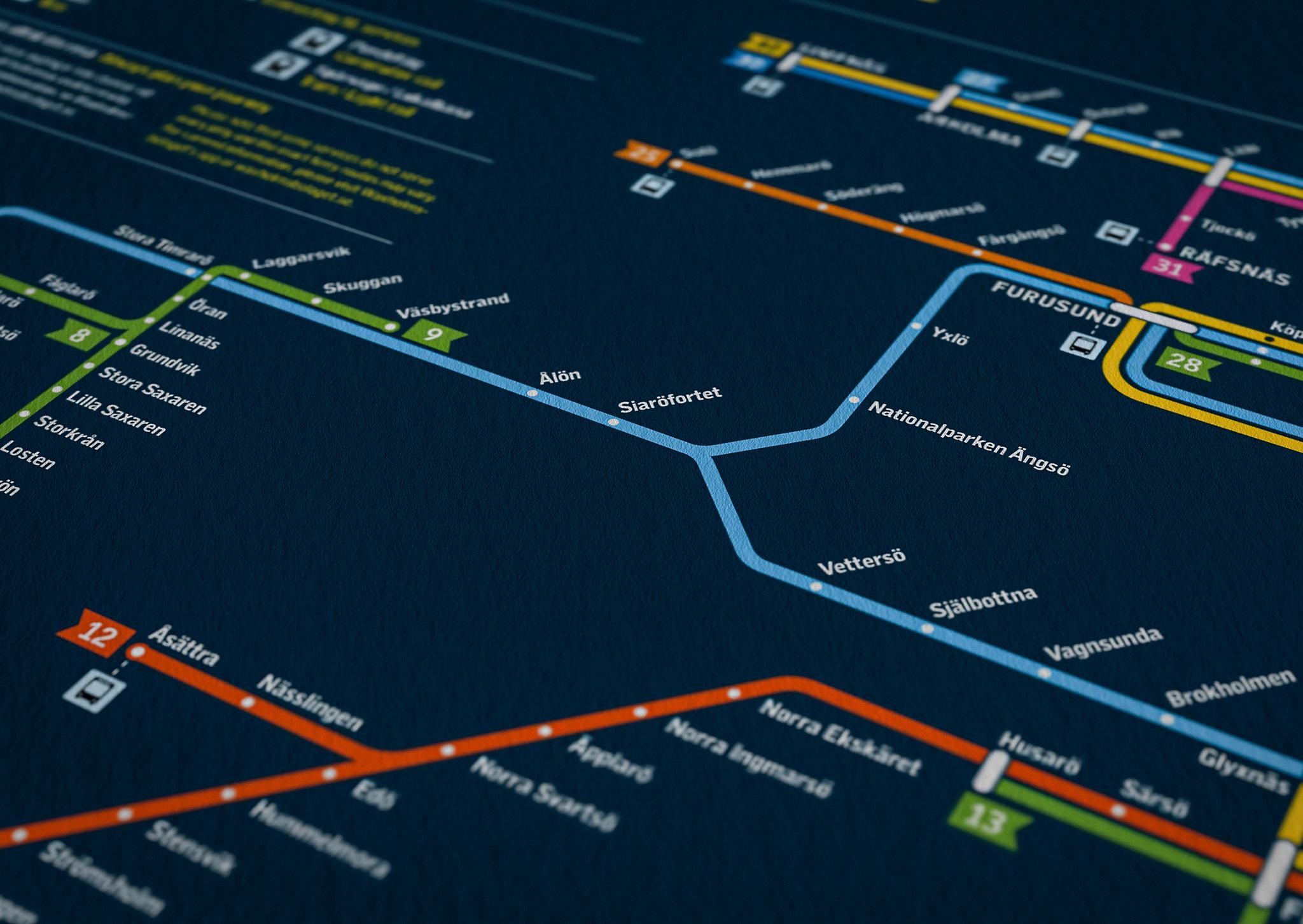 The Ferry Network Map | Campaign | THE WORK