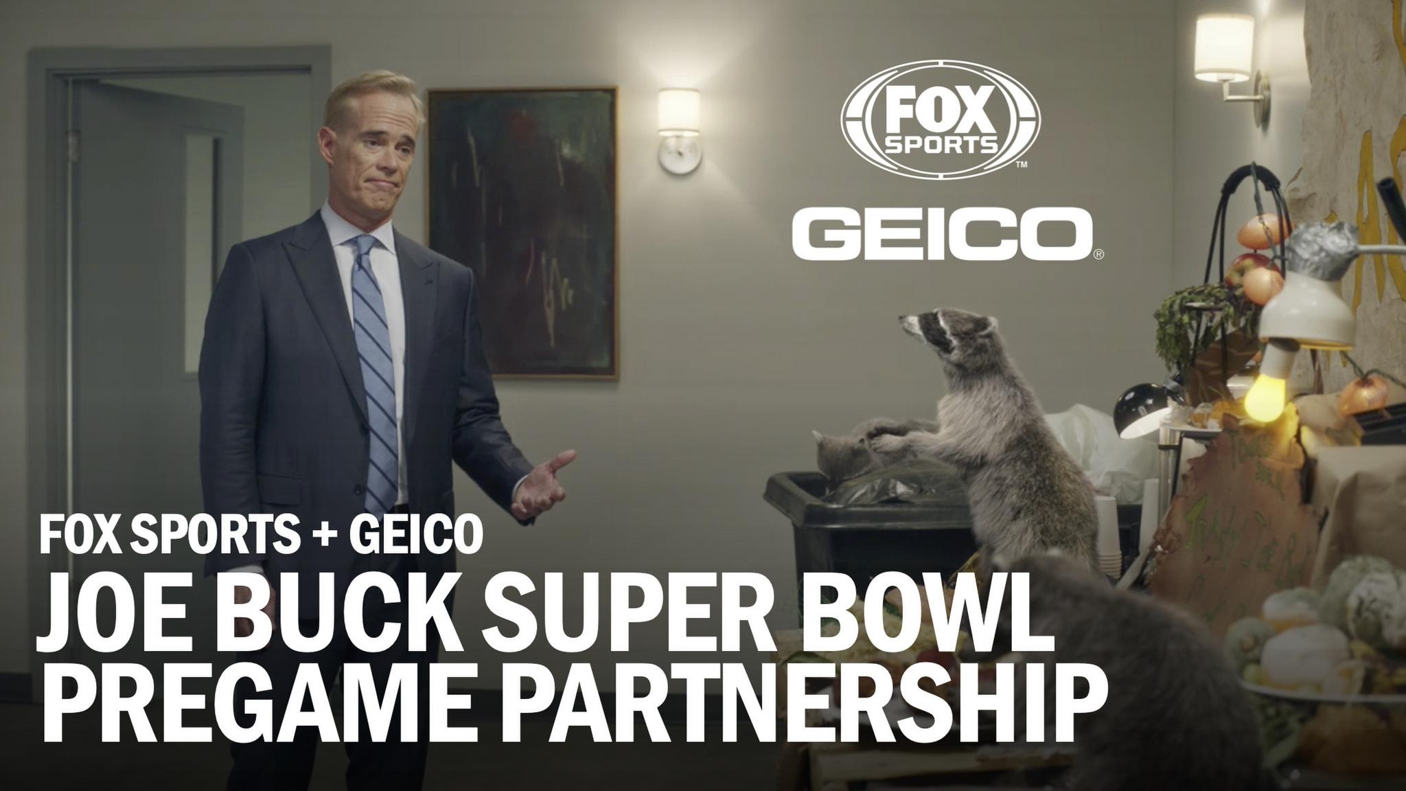 FOX Sports + GEICO Joe Buck Super Bowl Pregame Partnership