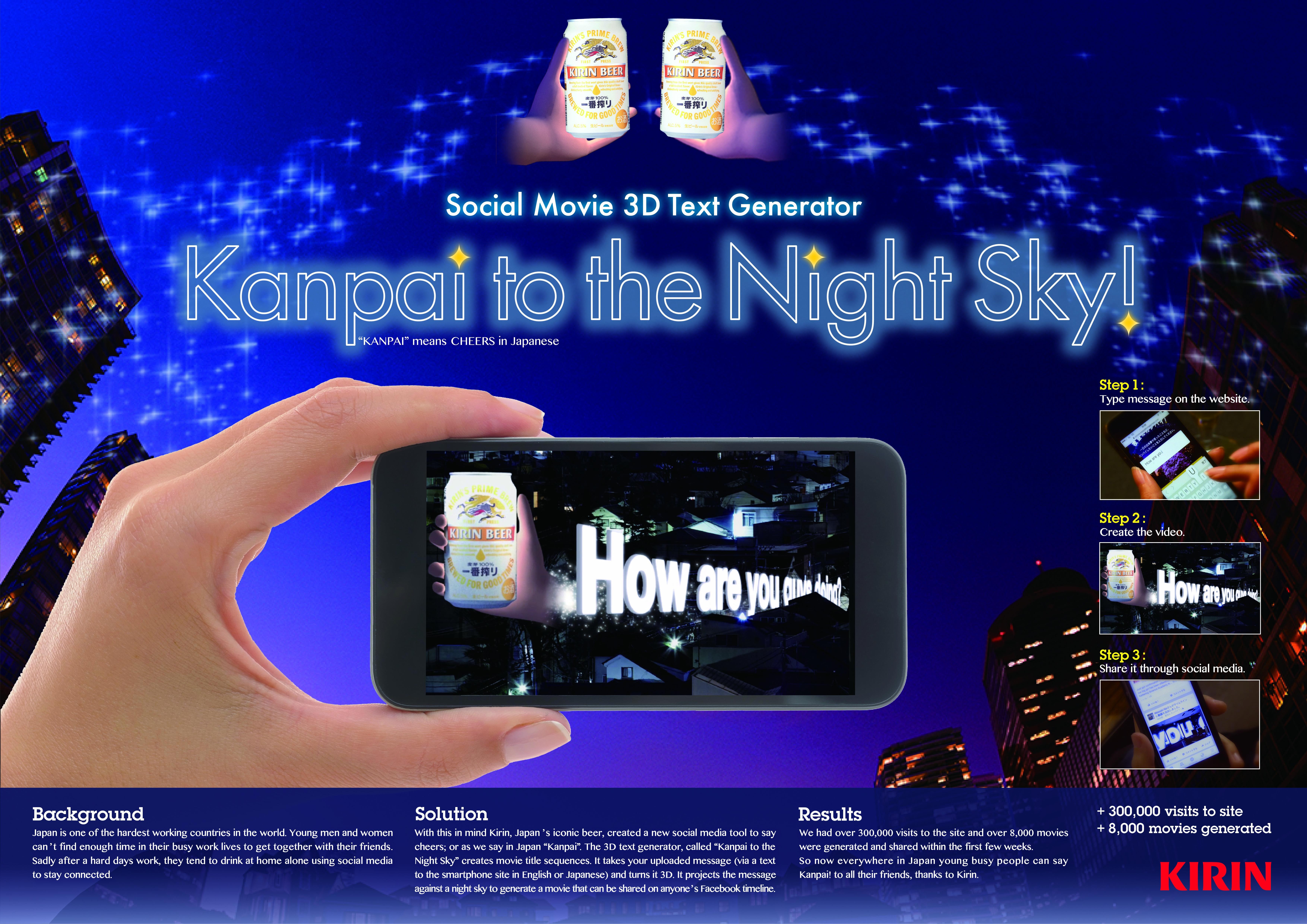 KANPAI TO THE NIGHT SKY