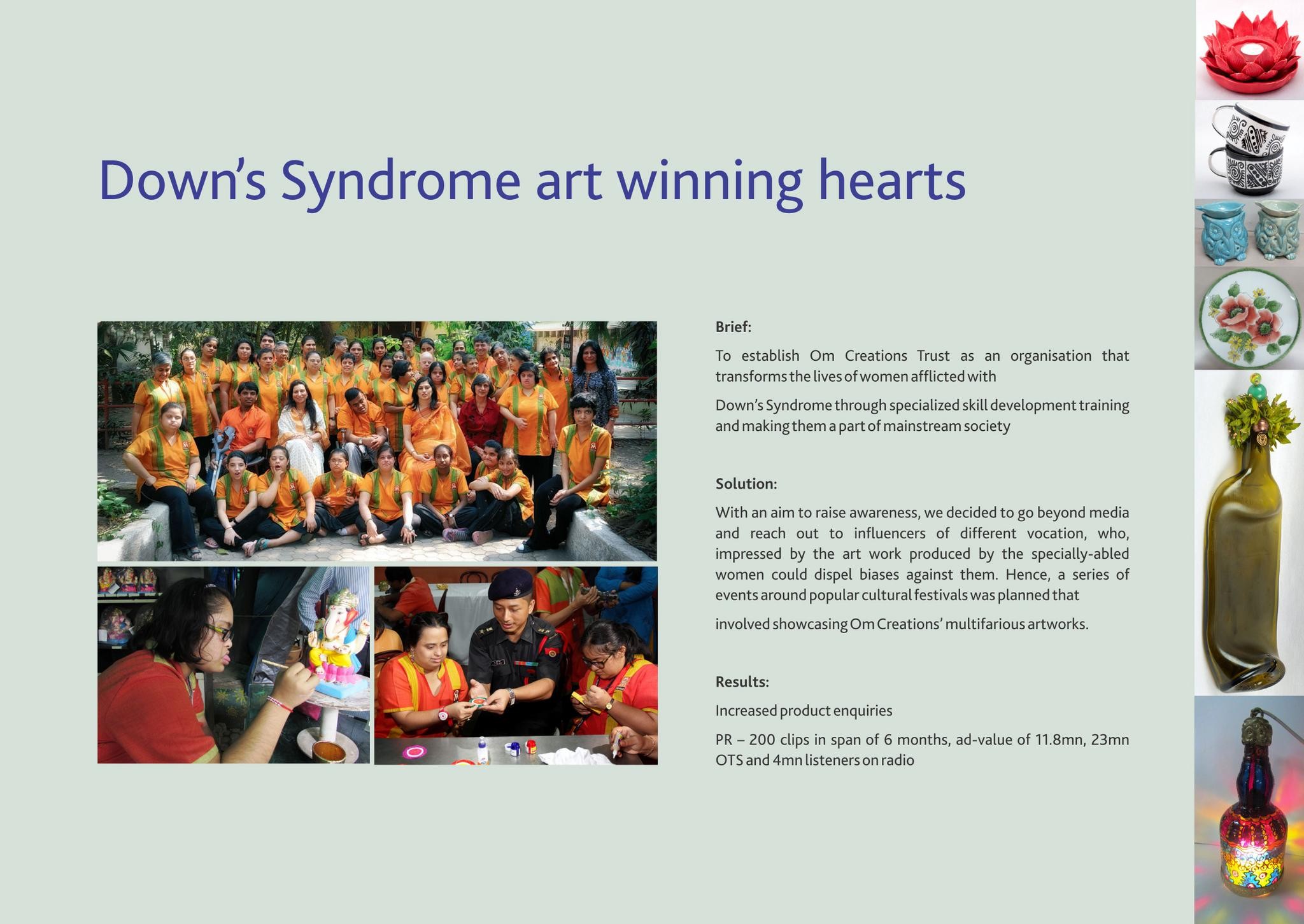 Down Syndrome Art winning Hearts